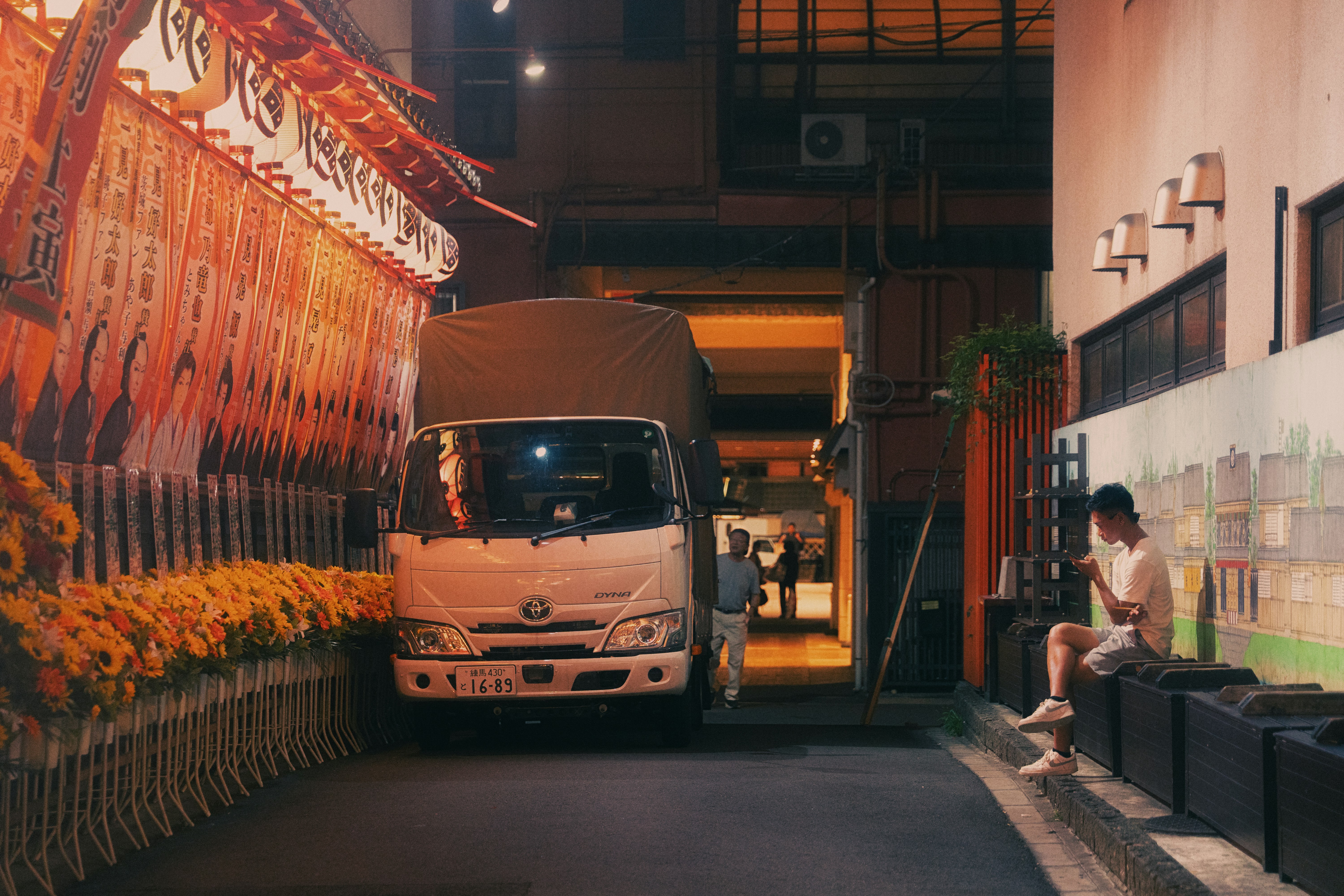 Yamato Transport delivery truck in Japan