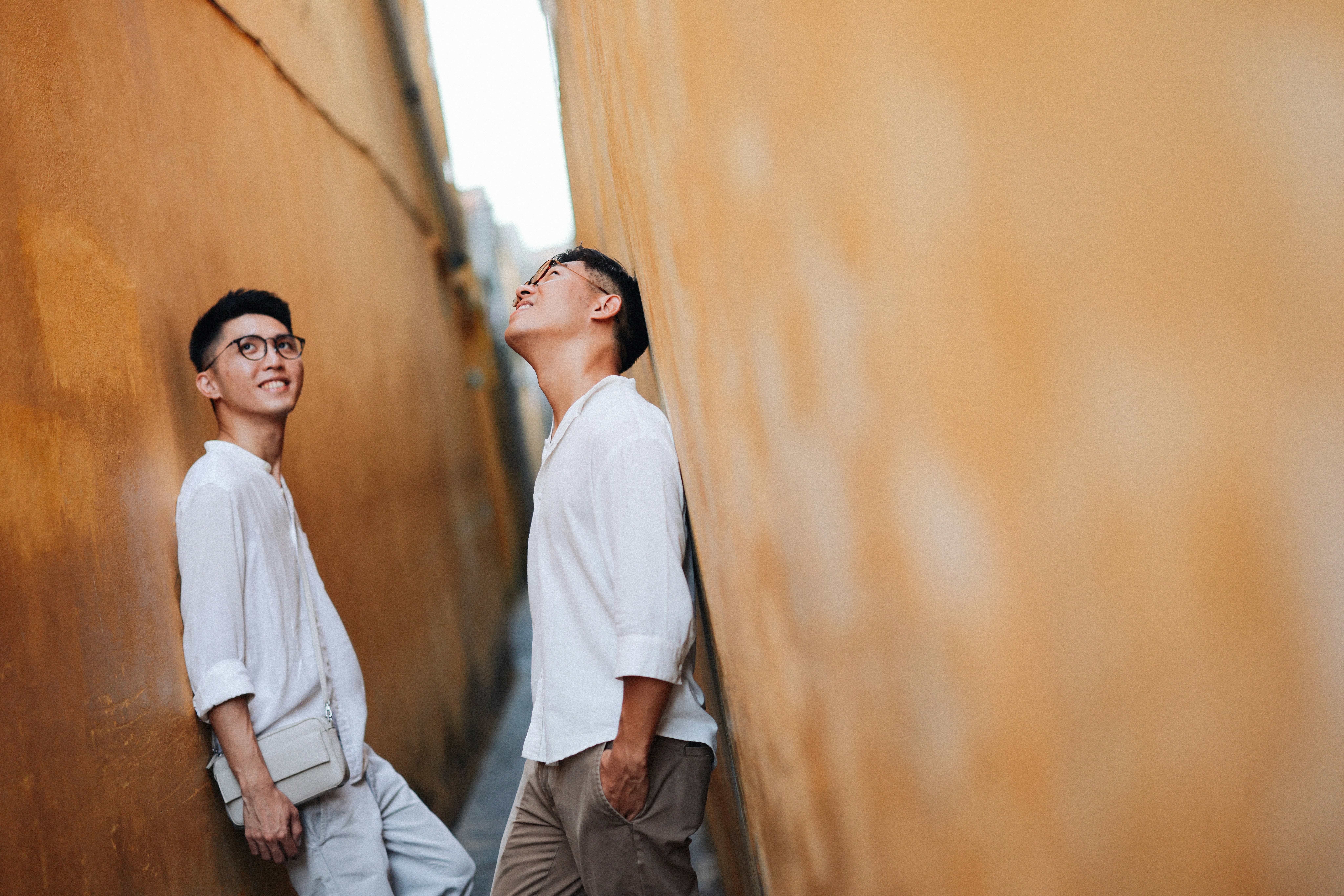 Senior friends laughing together