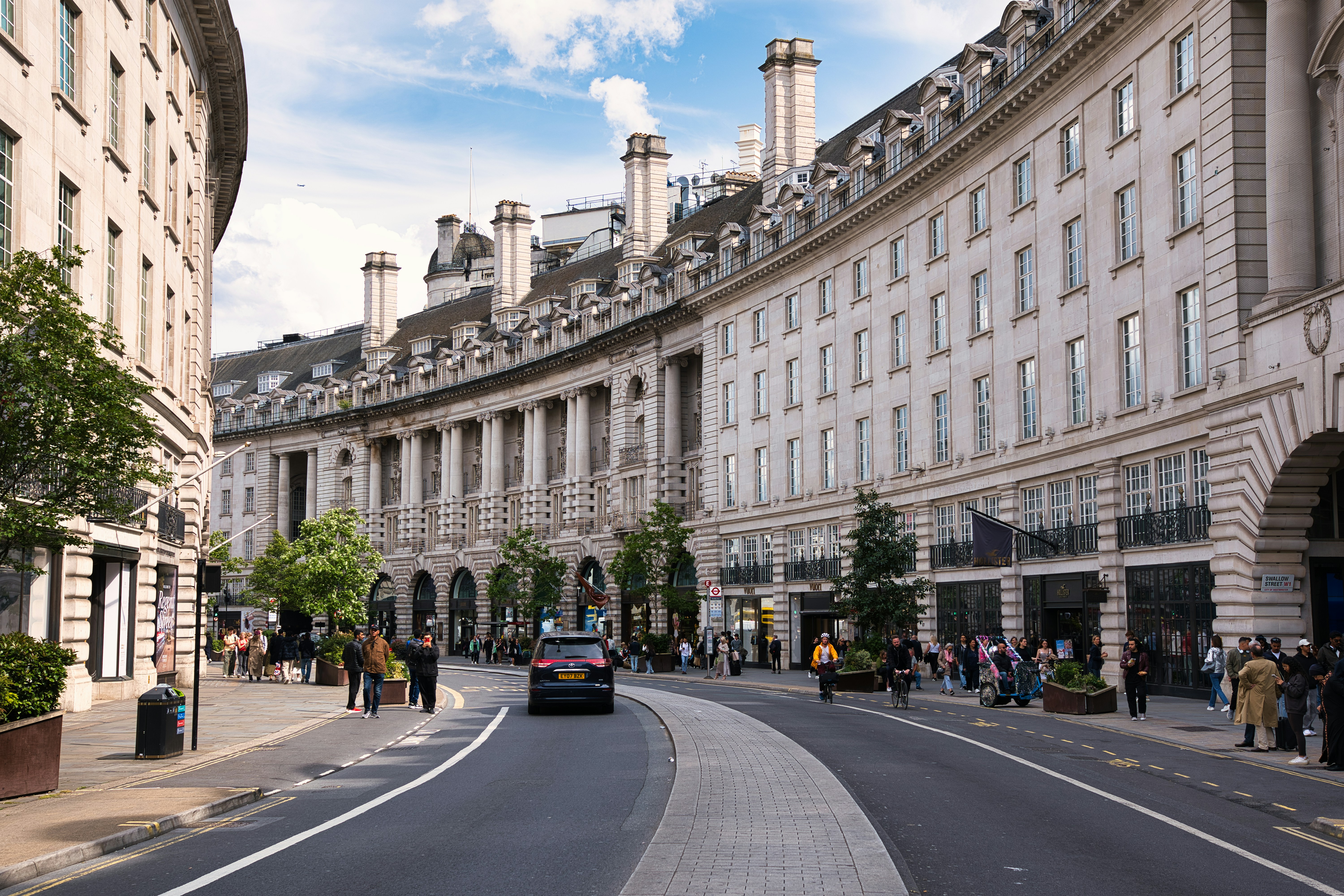 Hier ist die Regent Street in London zu sehen.