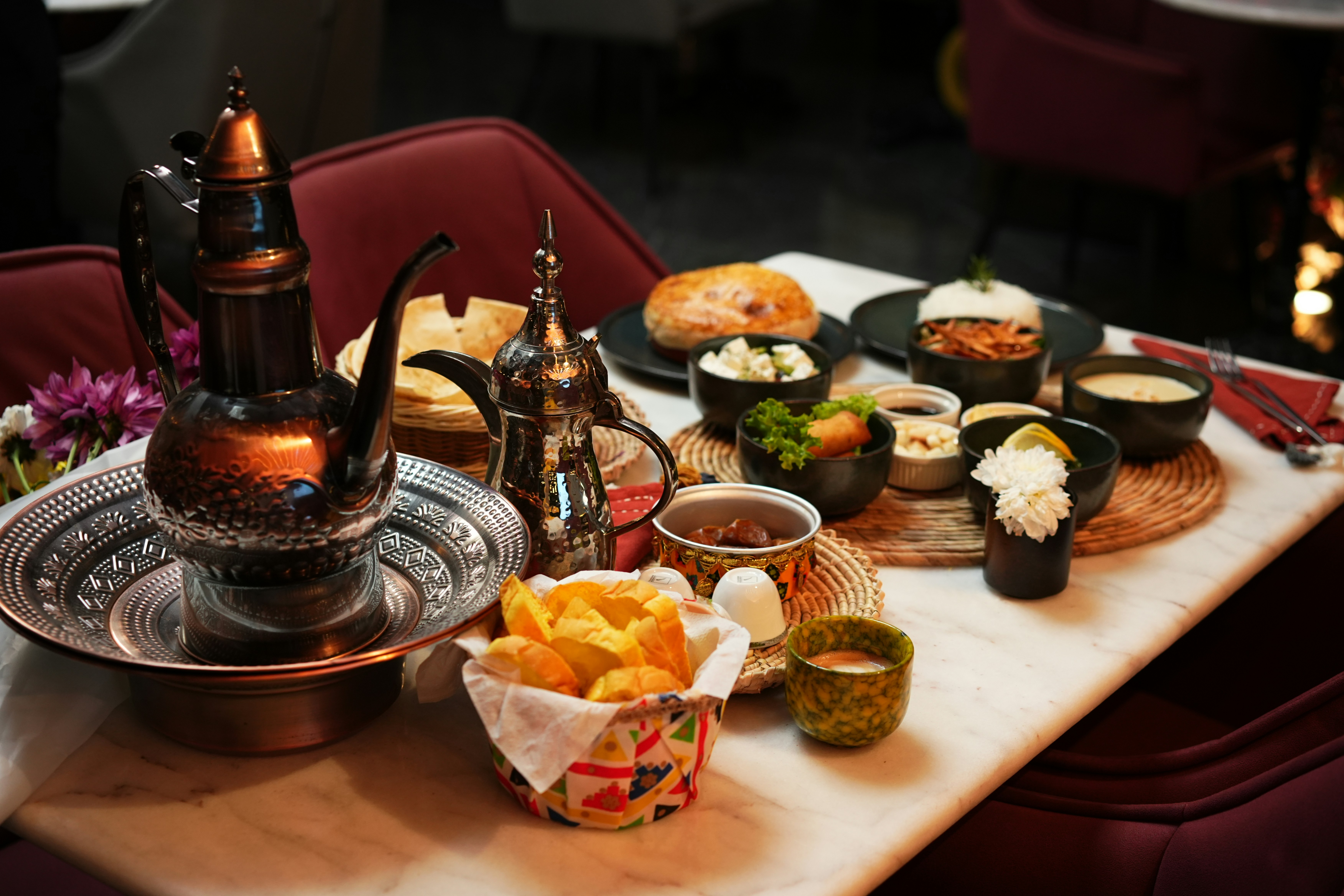 Traditional food and tea