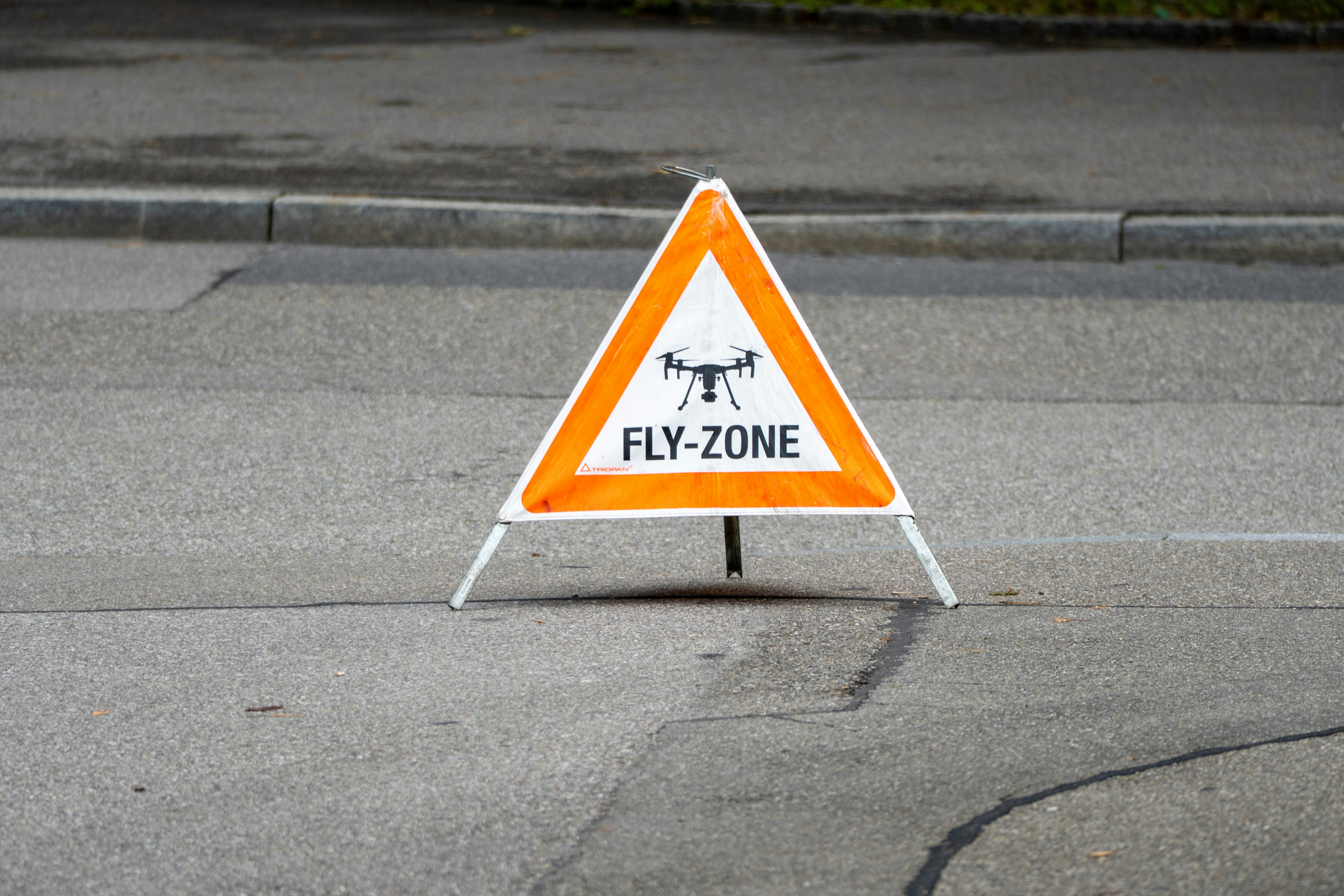 Fly Zone Drone Safety Sign
