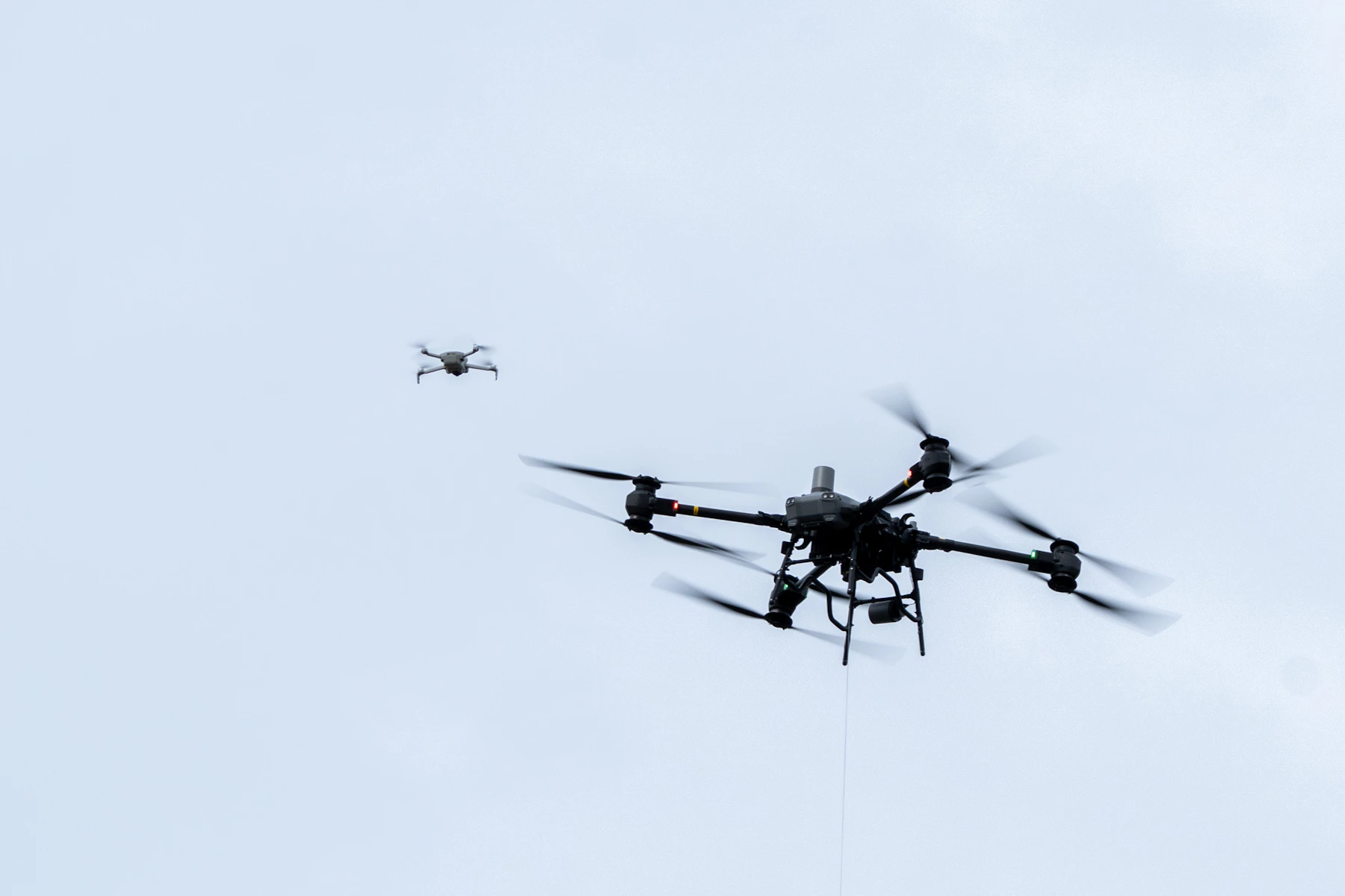 Drones flying over Northeast Florida for aerial survey work
