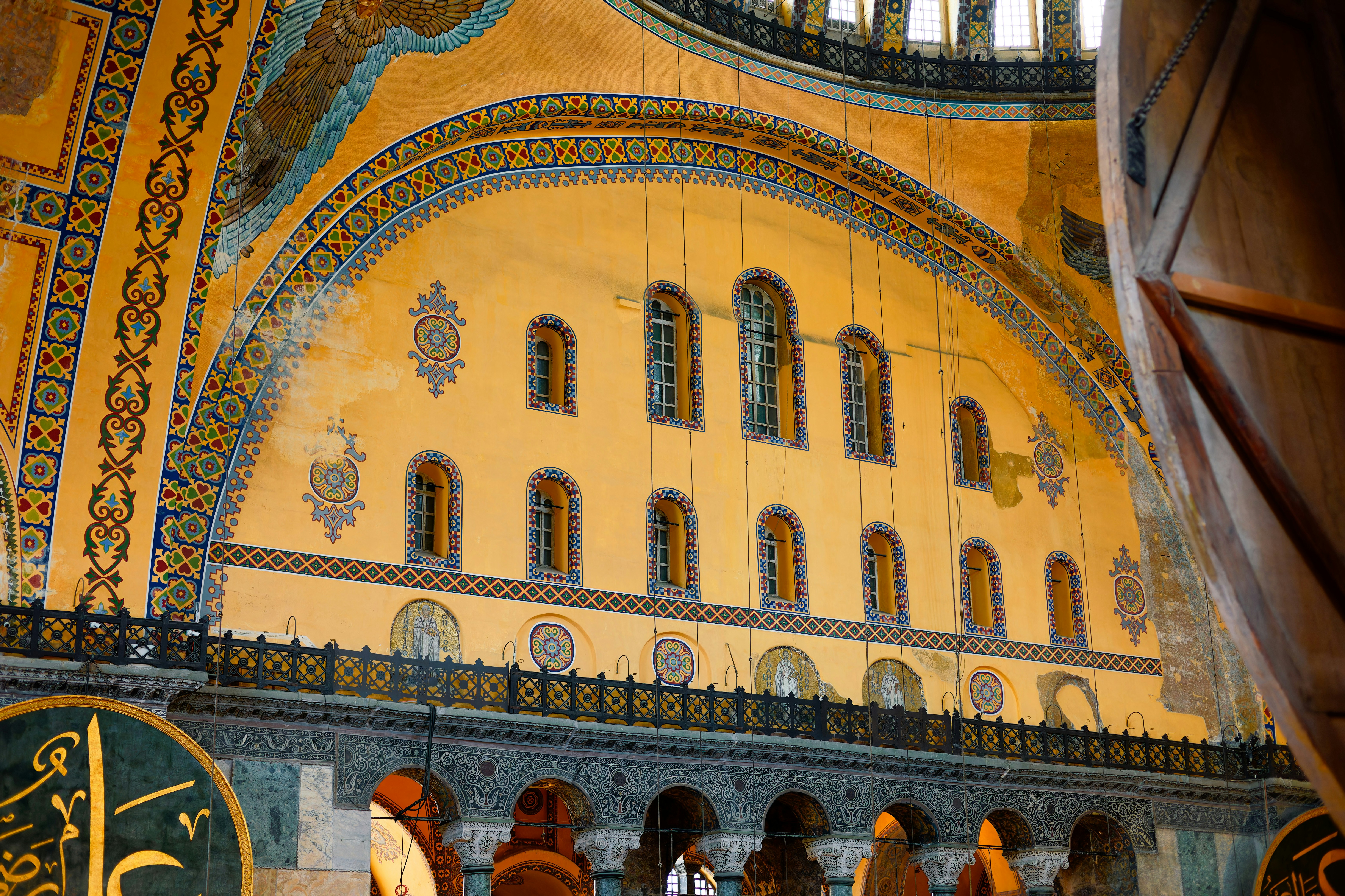 Das Innere der Hagia Sophia in Istanbul.