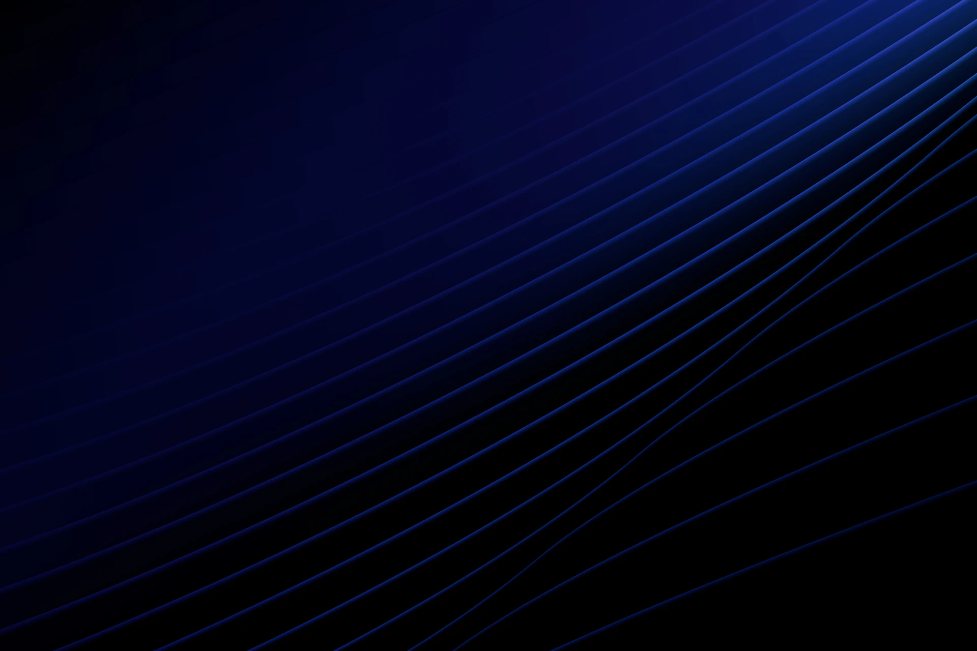 Abstract blue lines against a dark background.