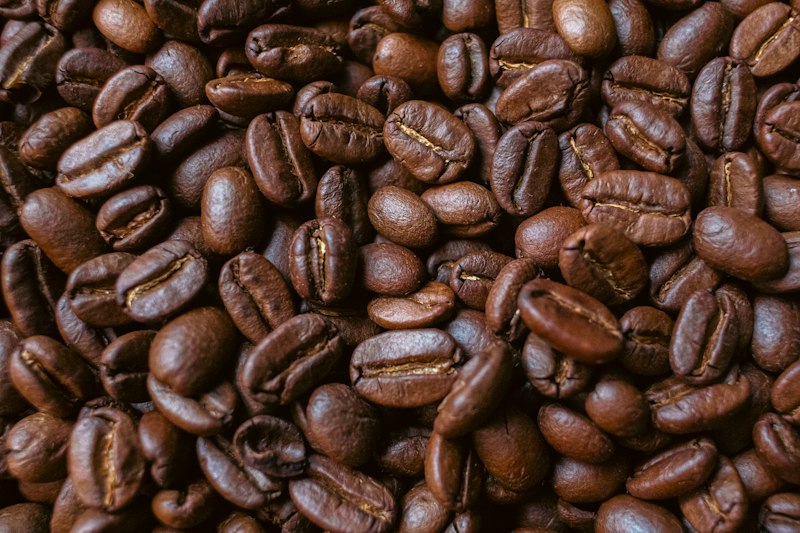 Geröstete Kaffeebohnen