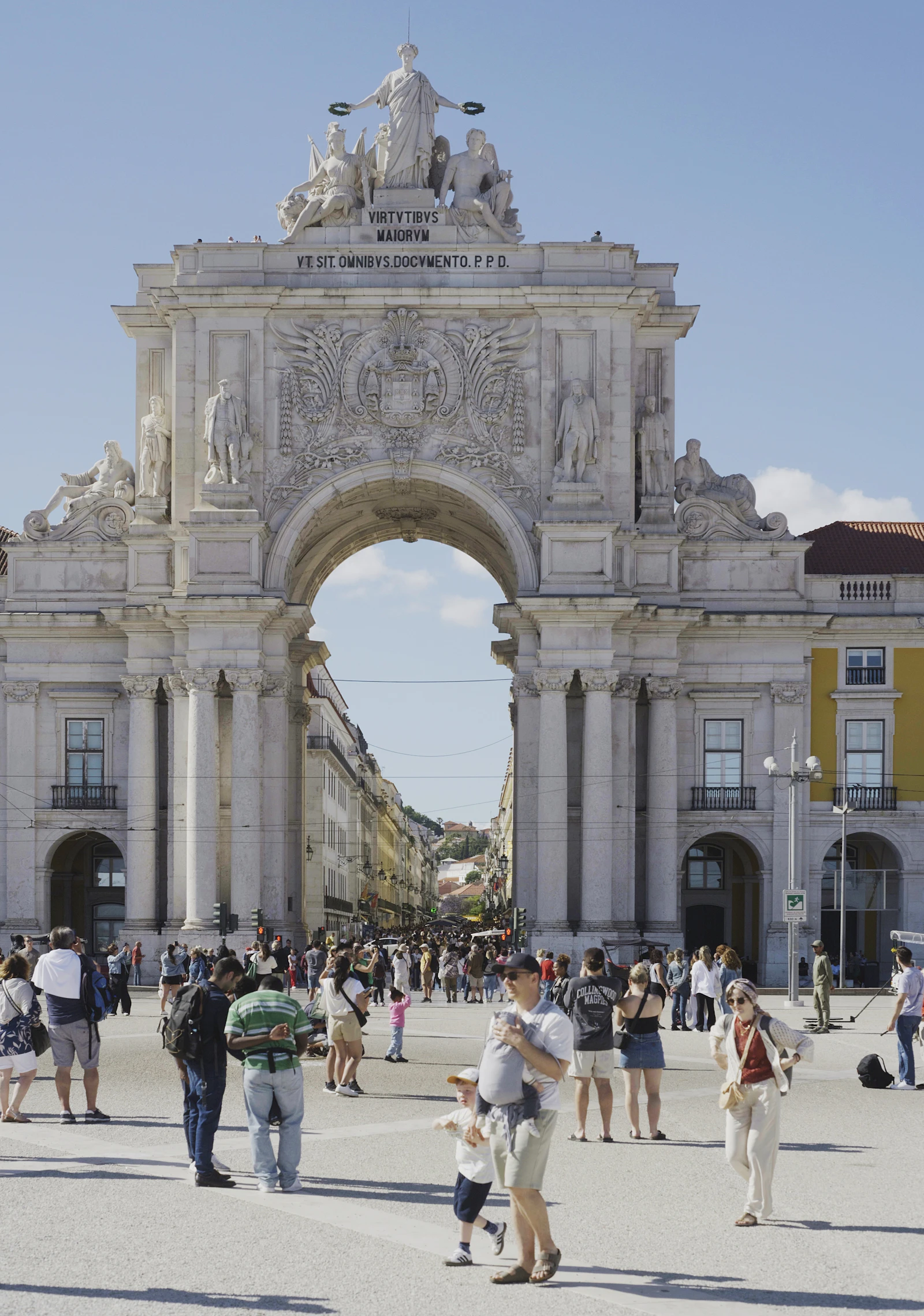 Rua Augusta arch in Baixa, Lisbon