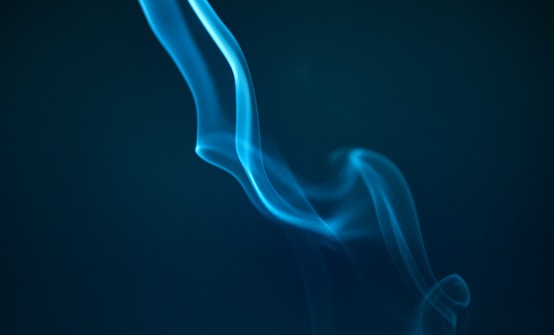 Blue Smoke Curls