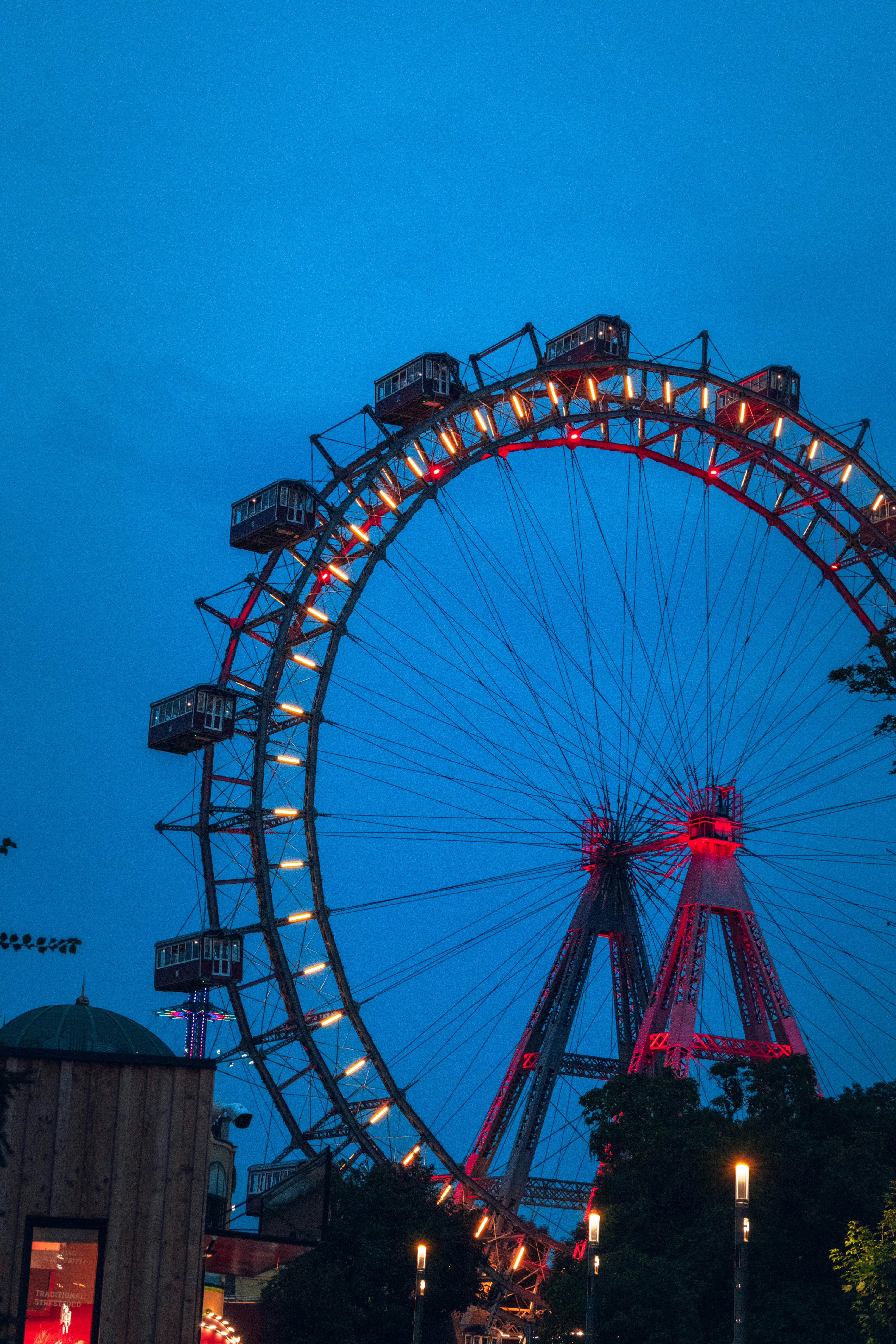Grande roue. Vienne.  Autriche.