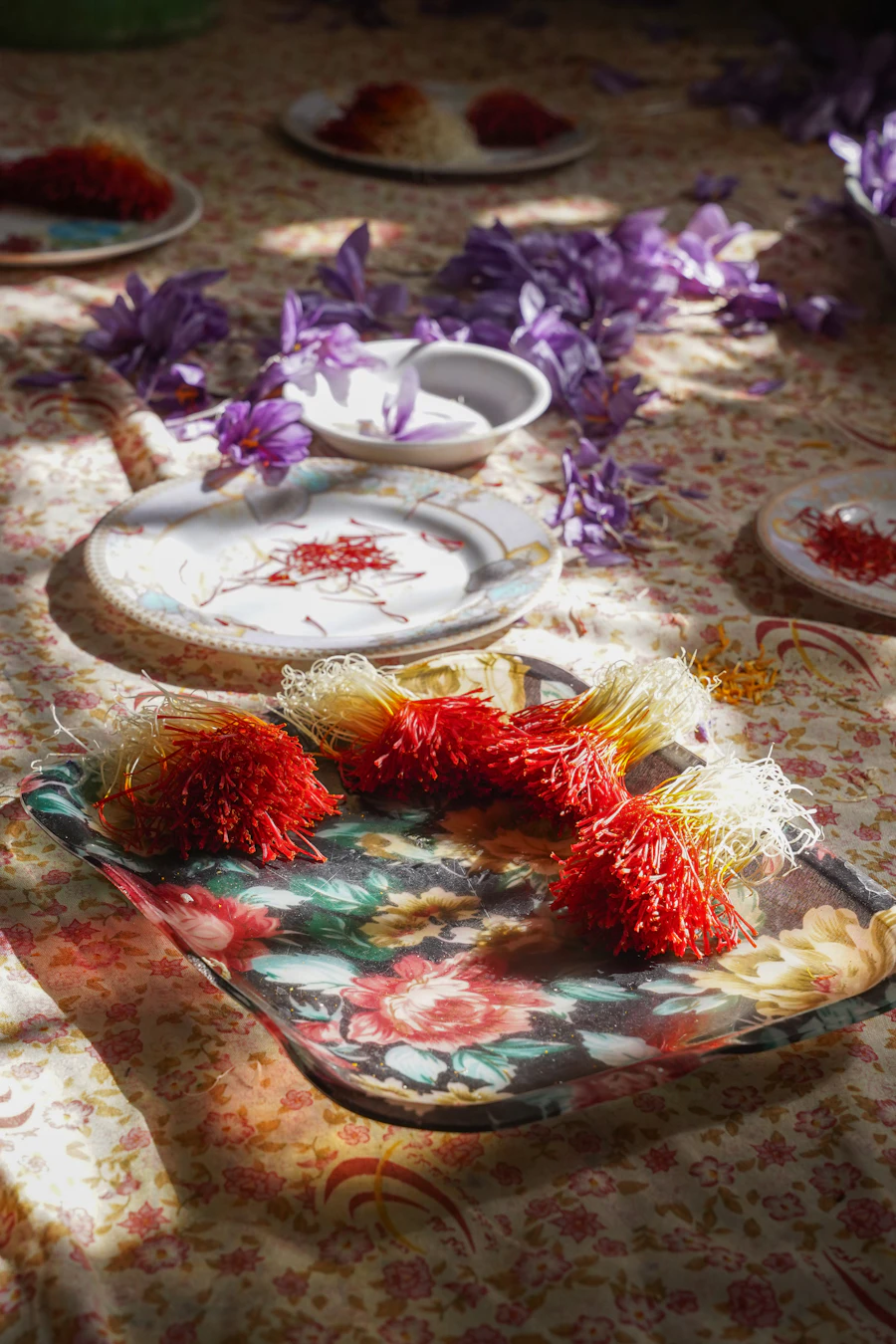 Saffron threads