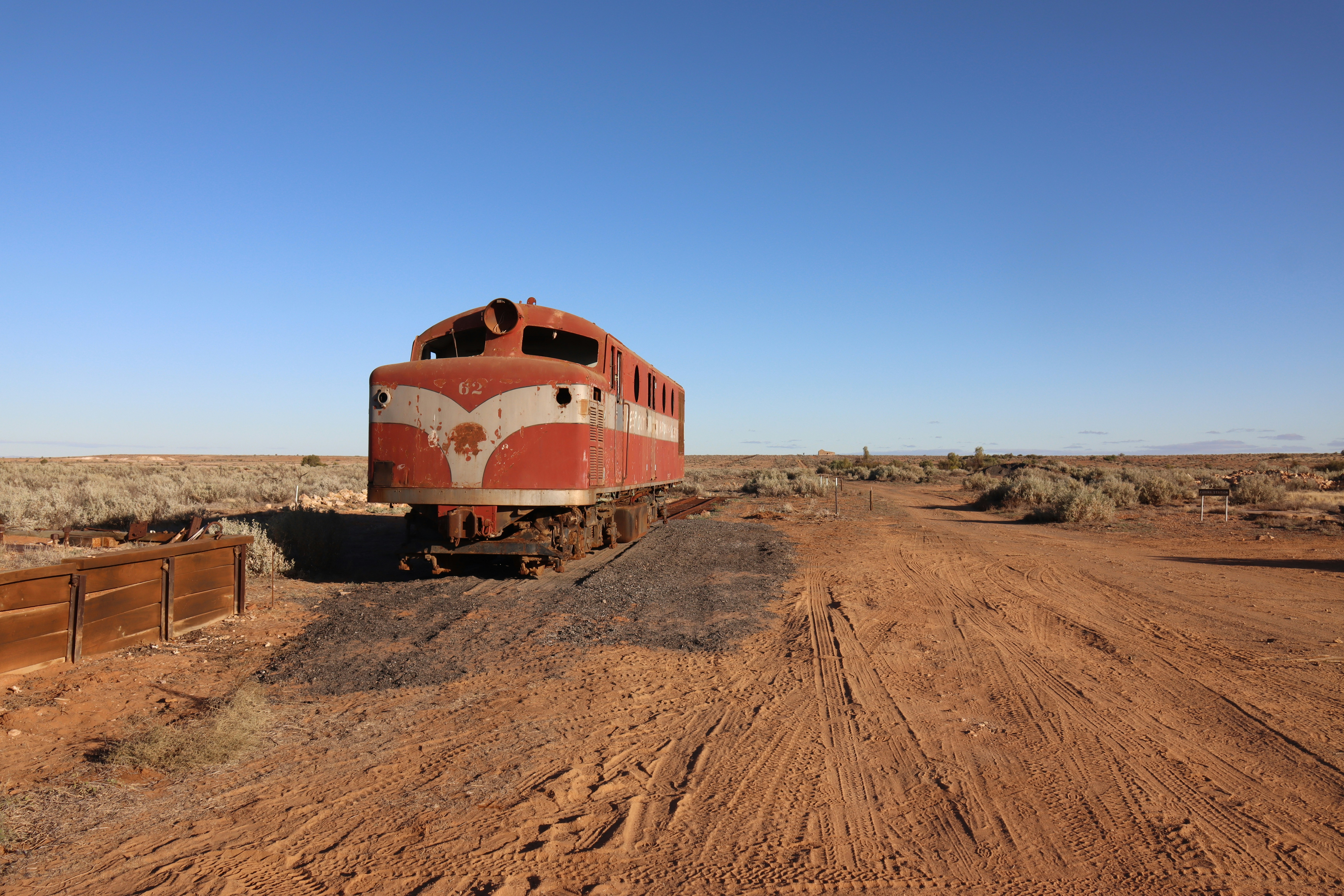 Abandoned locomotive