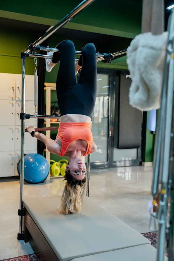 Занятие пилатесом