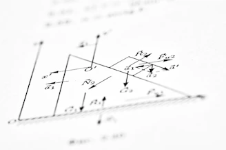 Diagram illustrating force vectors on an angled plane.