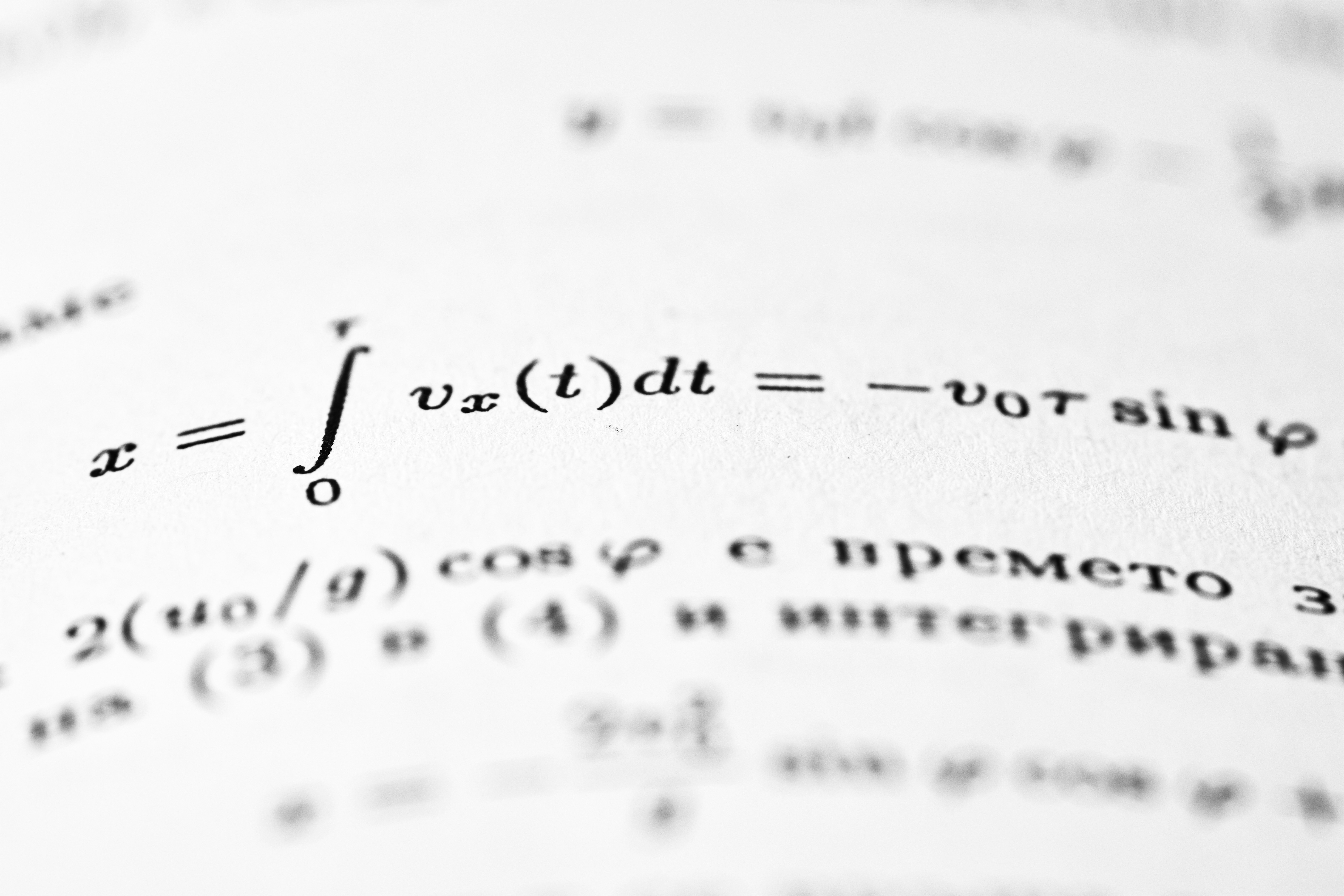 School science book close-up.