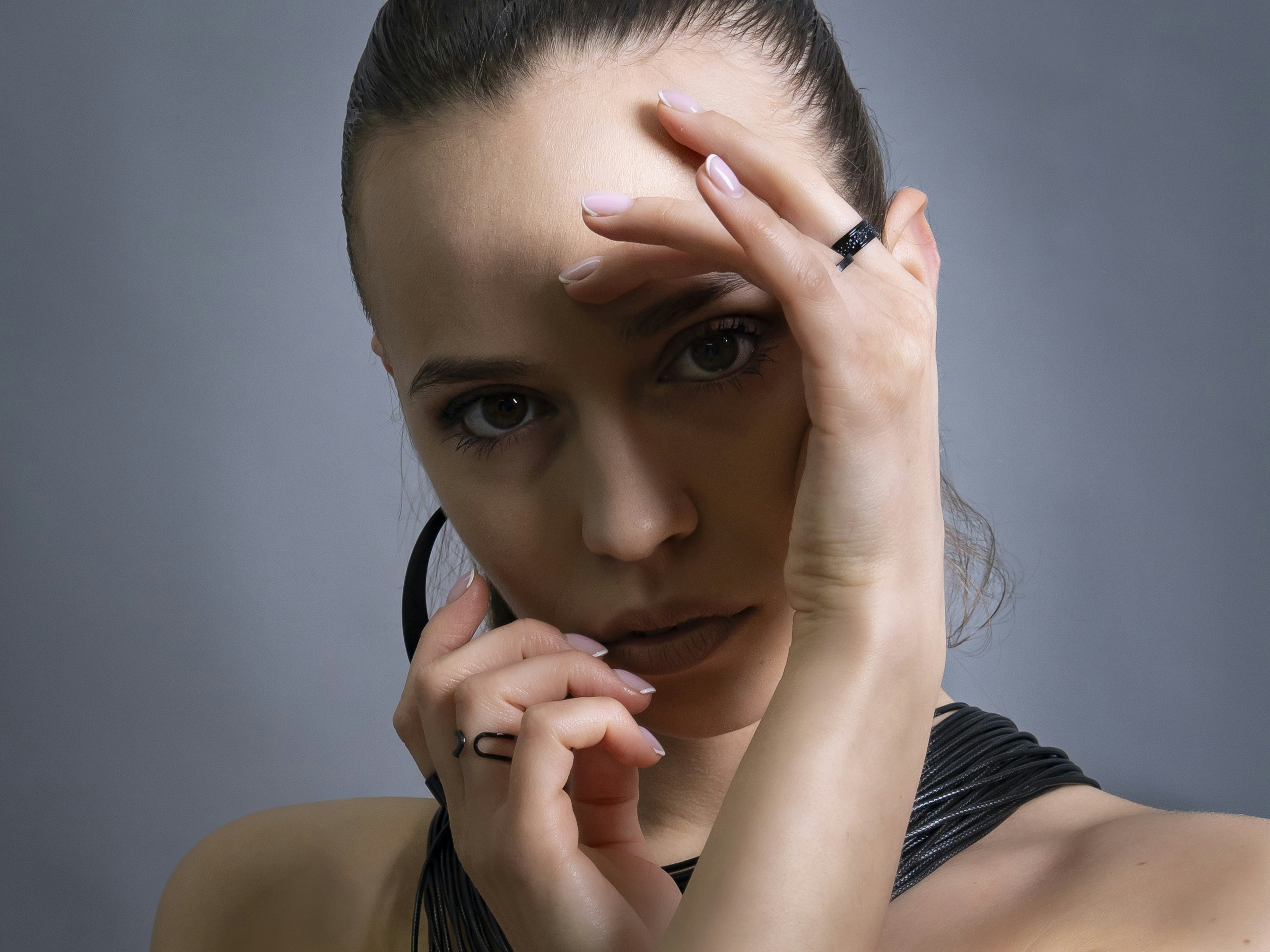 Jewelry model portrait