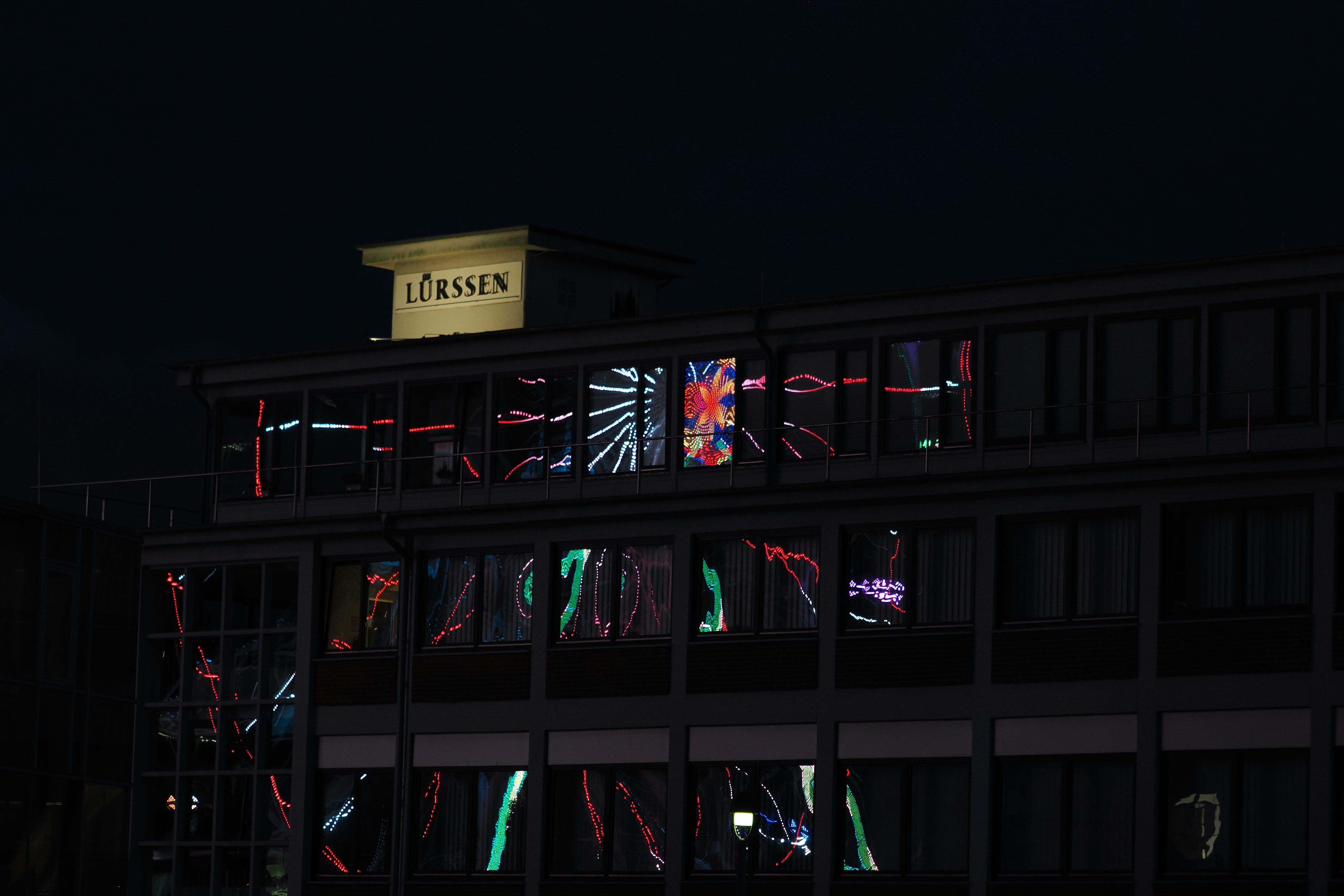 Corporate celebration lights