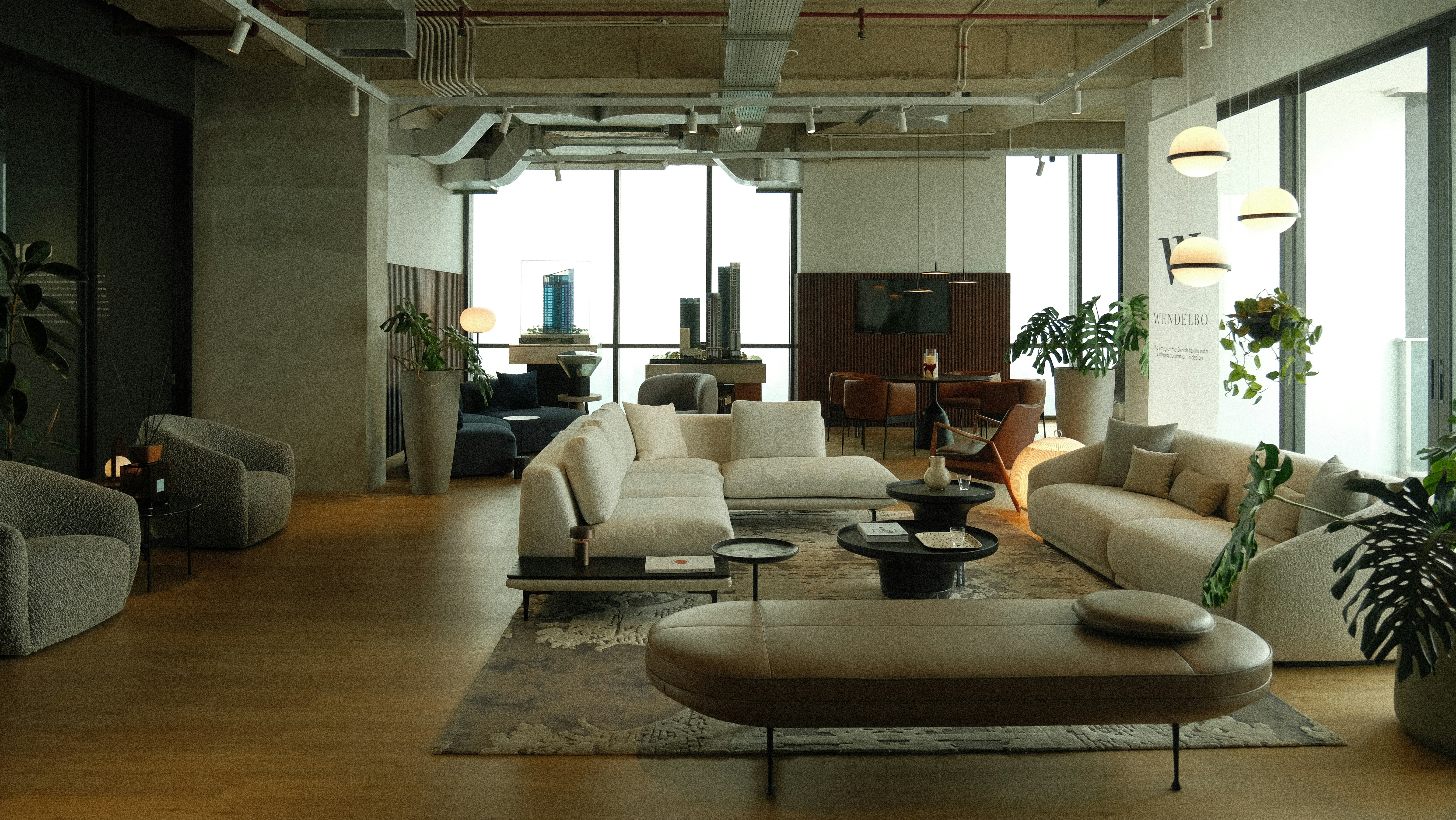 Modern living room luxury