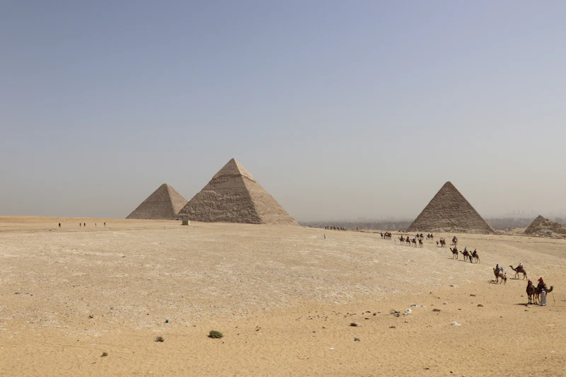 Pyramides de Gizeh, Égypte