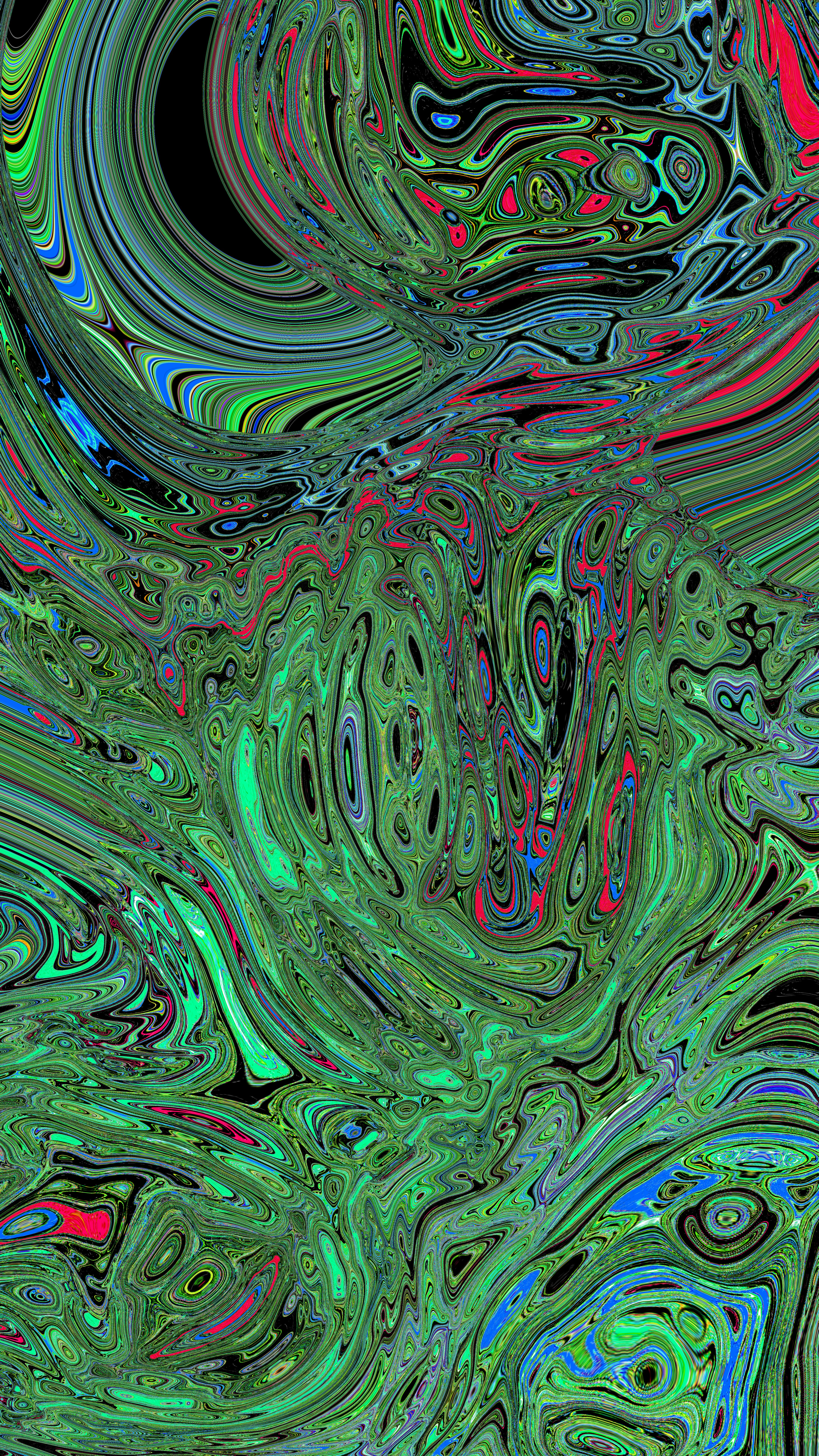 抽象的な色の渦巻きがトリッピーな視覚効果を生み出します。の写真 – UnsplashのIphone壁紙の無料画像, image size:3000x5333