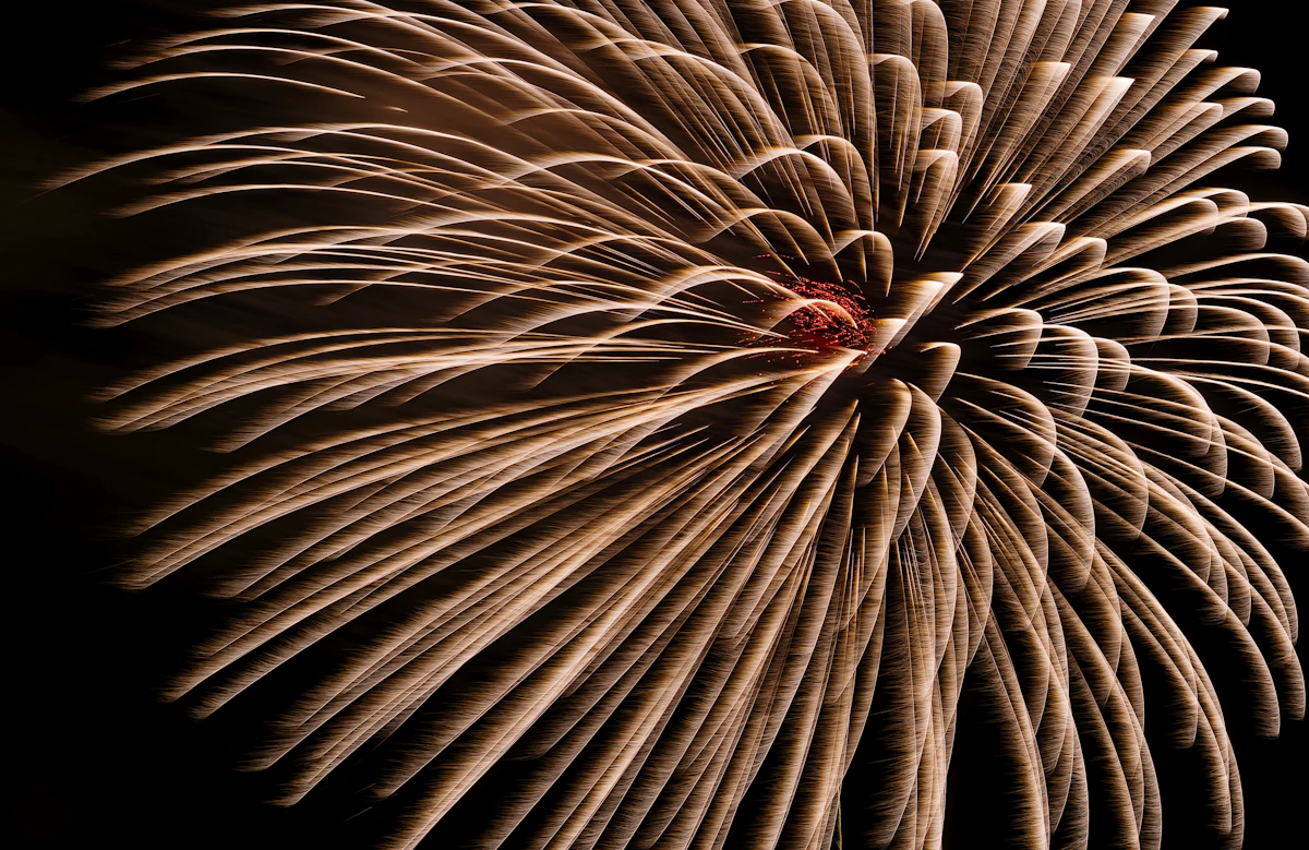 A summer fireworks festival in Tokyo with crowds watching the display