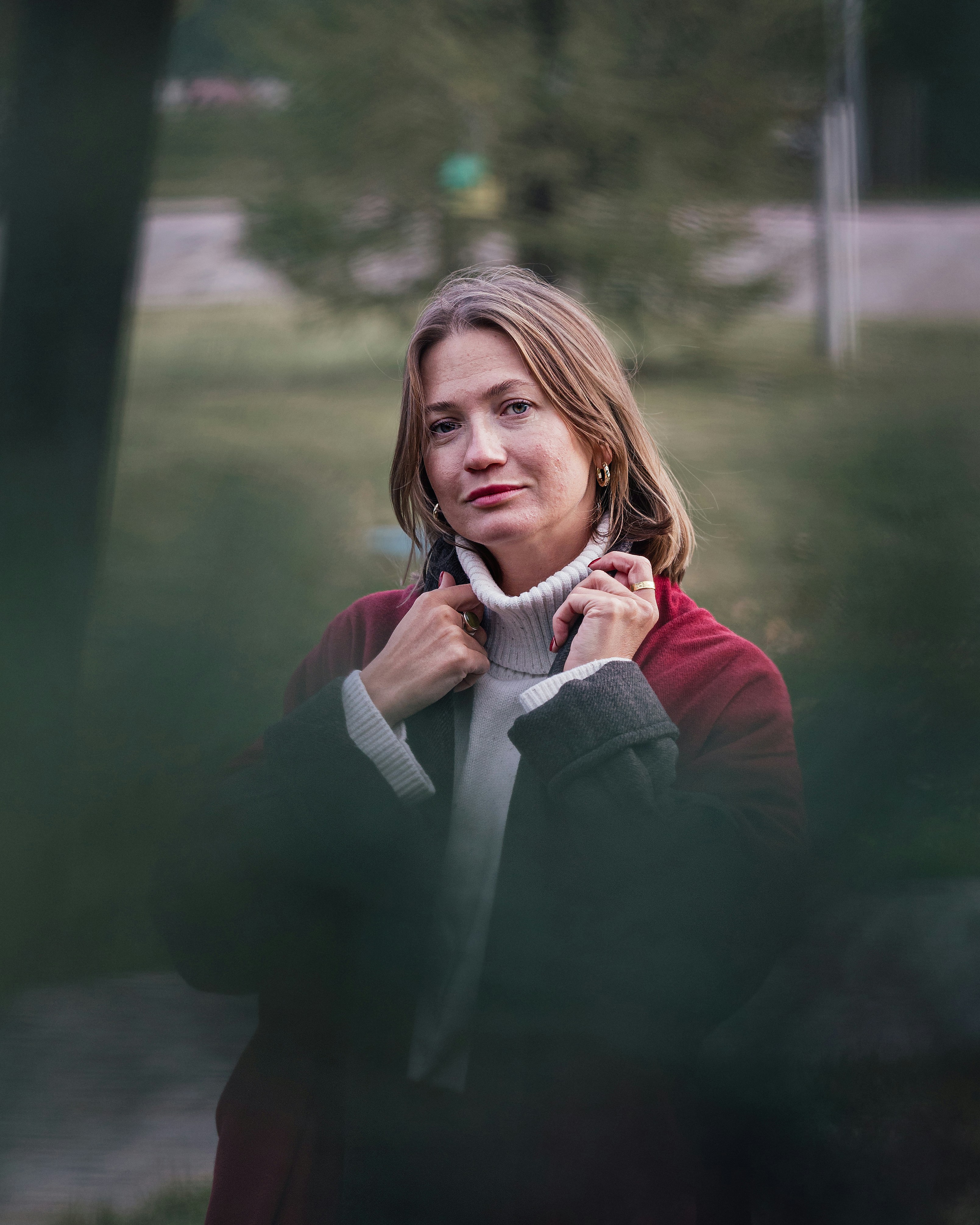 Image of a candidate answering a phone interview with a positive demeanor