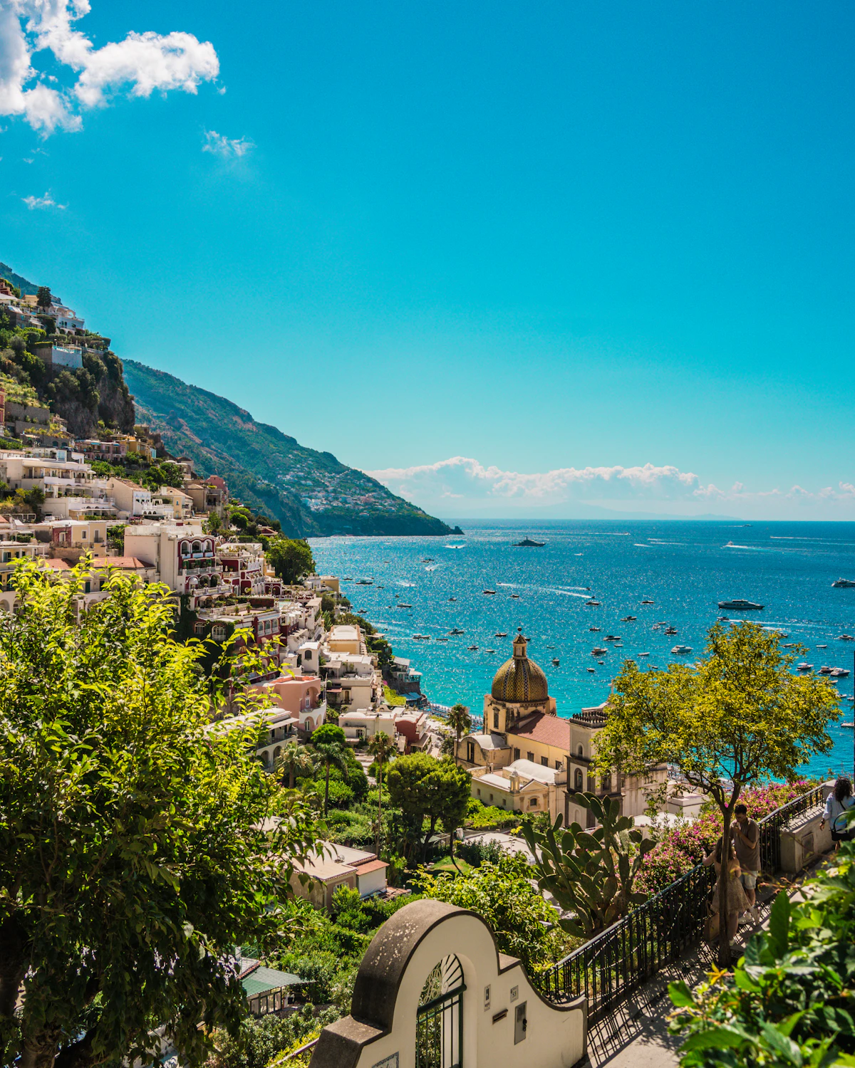 Positano's cliffside village on the Amalfi Coast