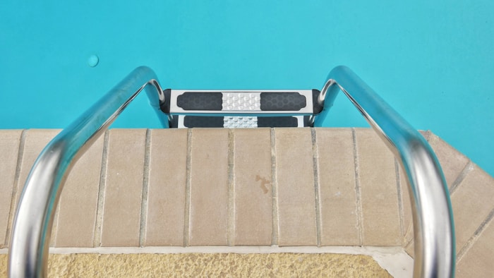 Certified pool leak detection equipment in use