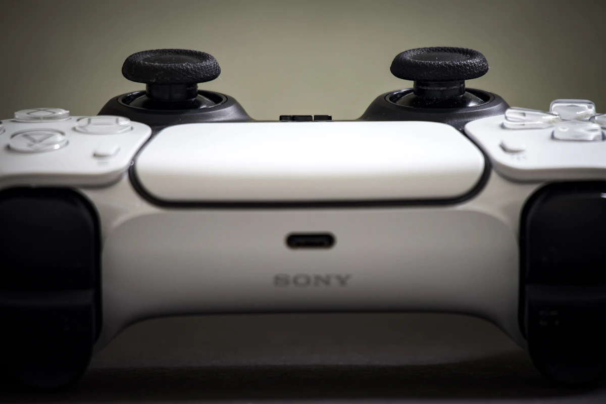 PS5 DualSense controller used to play Marvel Rivals on console