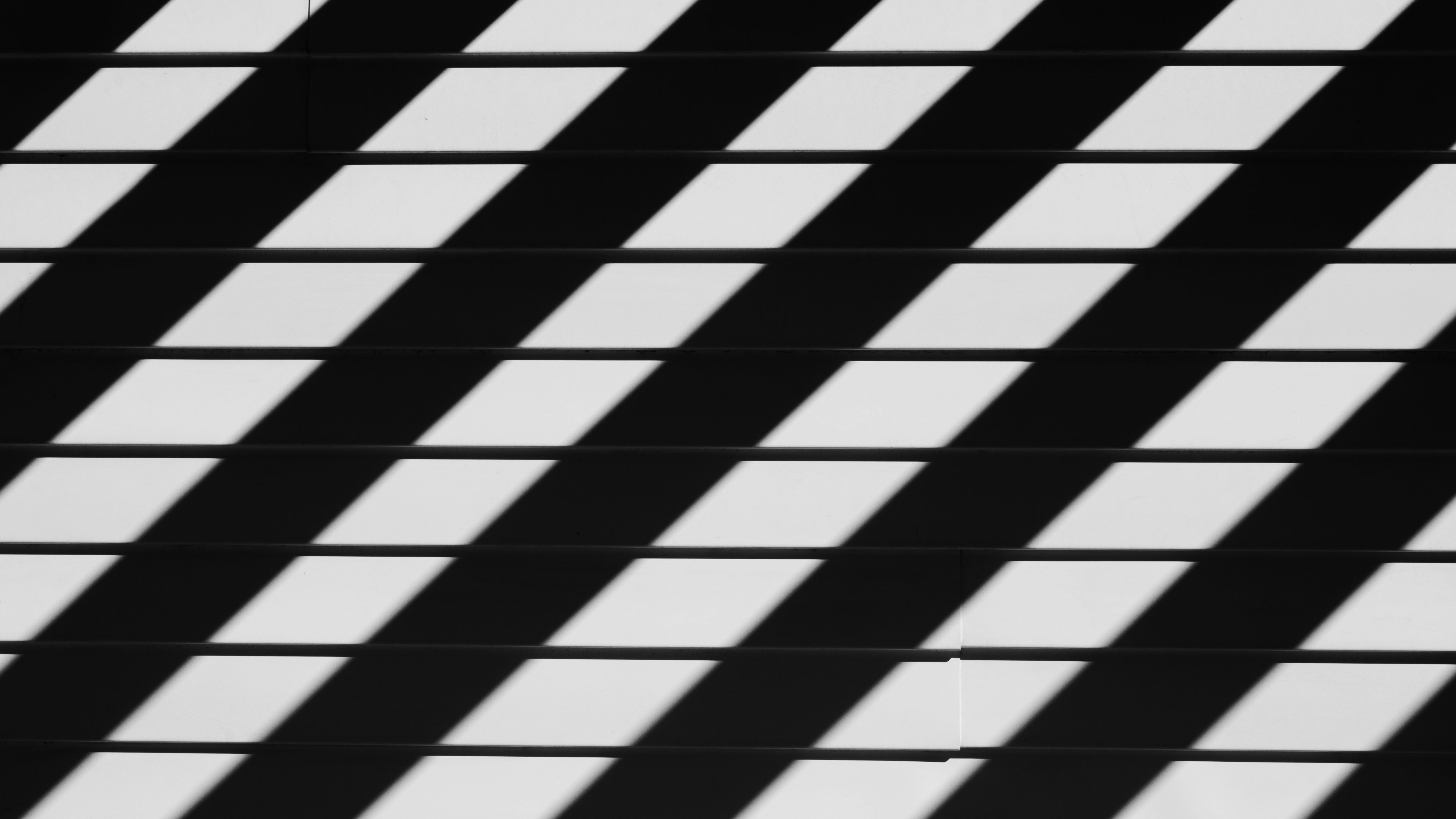 Abstract geometric patterns of shadows and lines