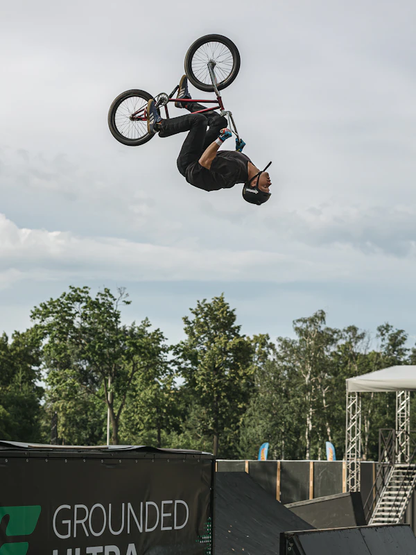 BMX flip trick