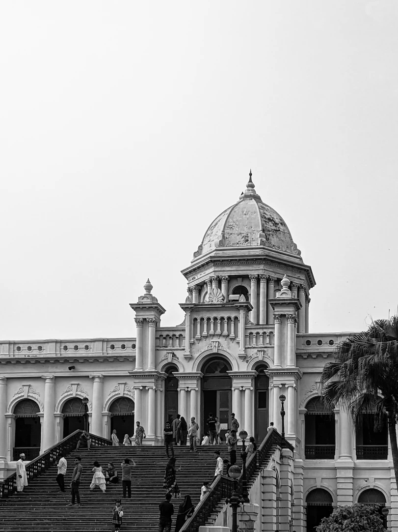 Historic building with a dome and grand staircase