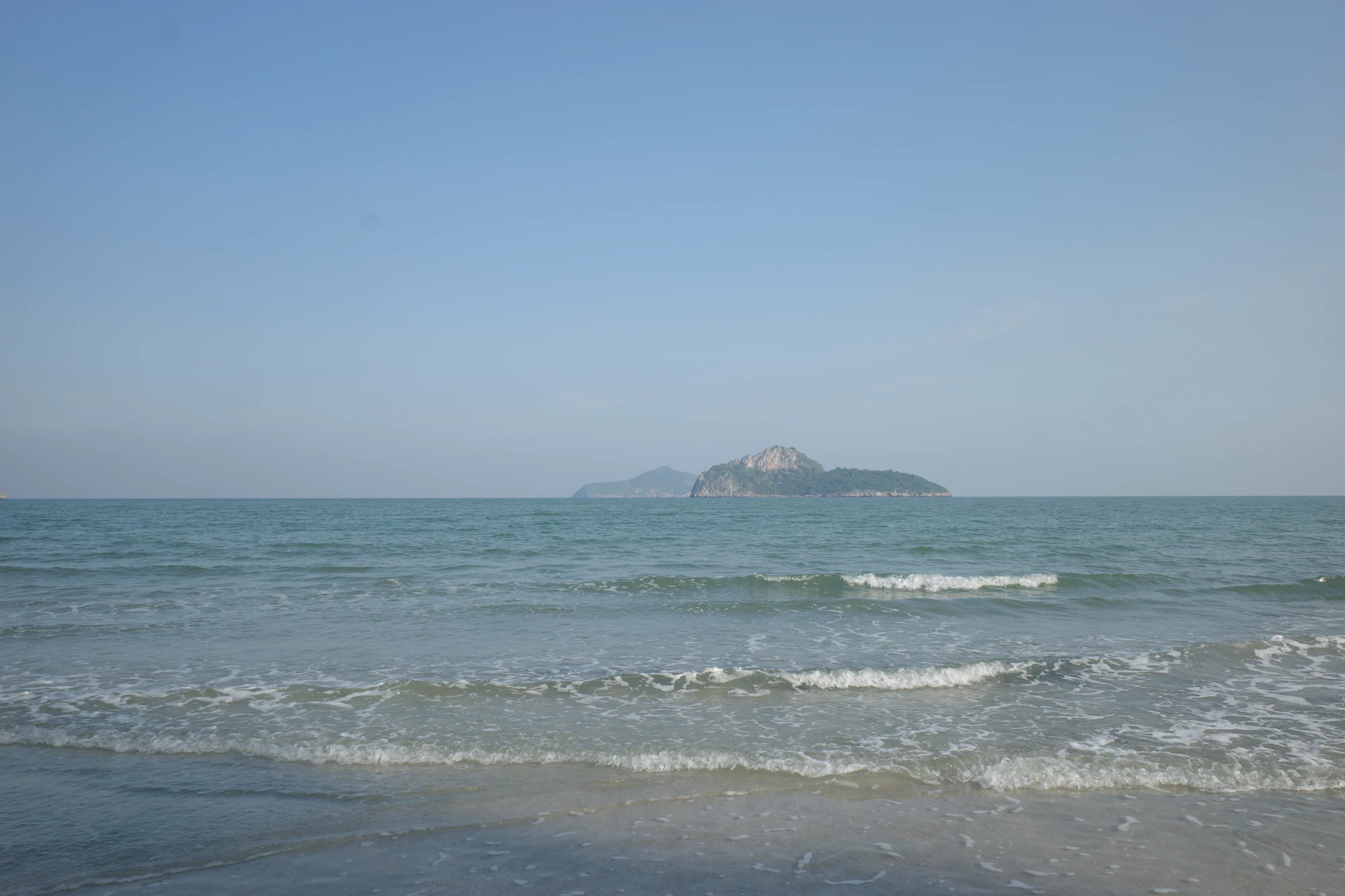 Strand og hav i Hua Hin, Thailand