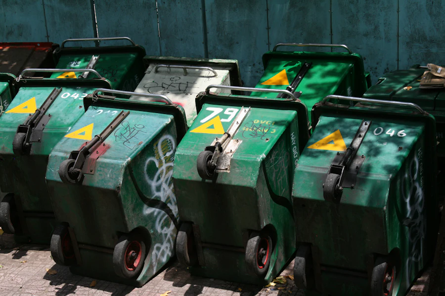 Garbage bin cleaning