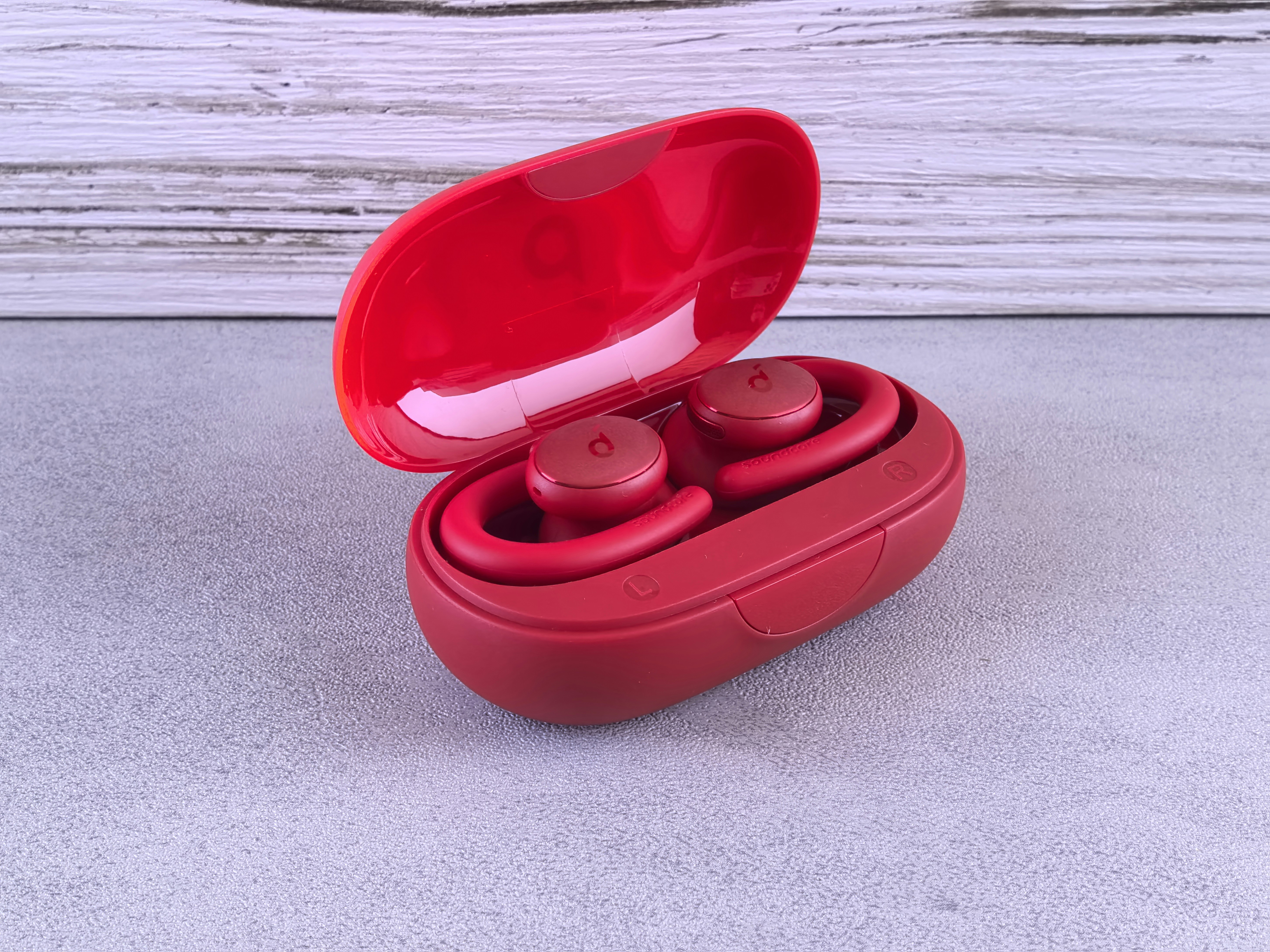 Red Wireless Earbuds
