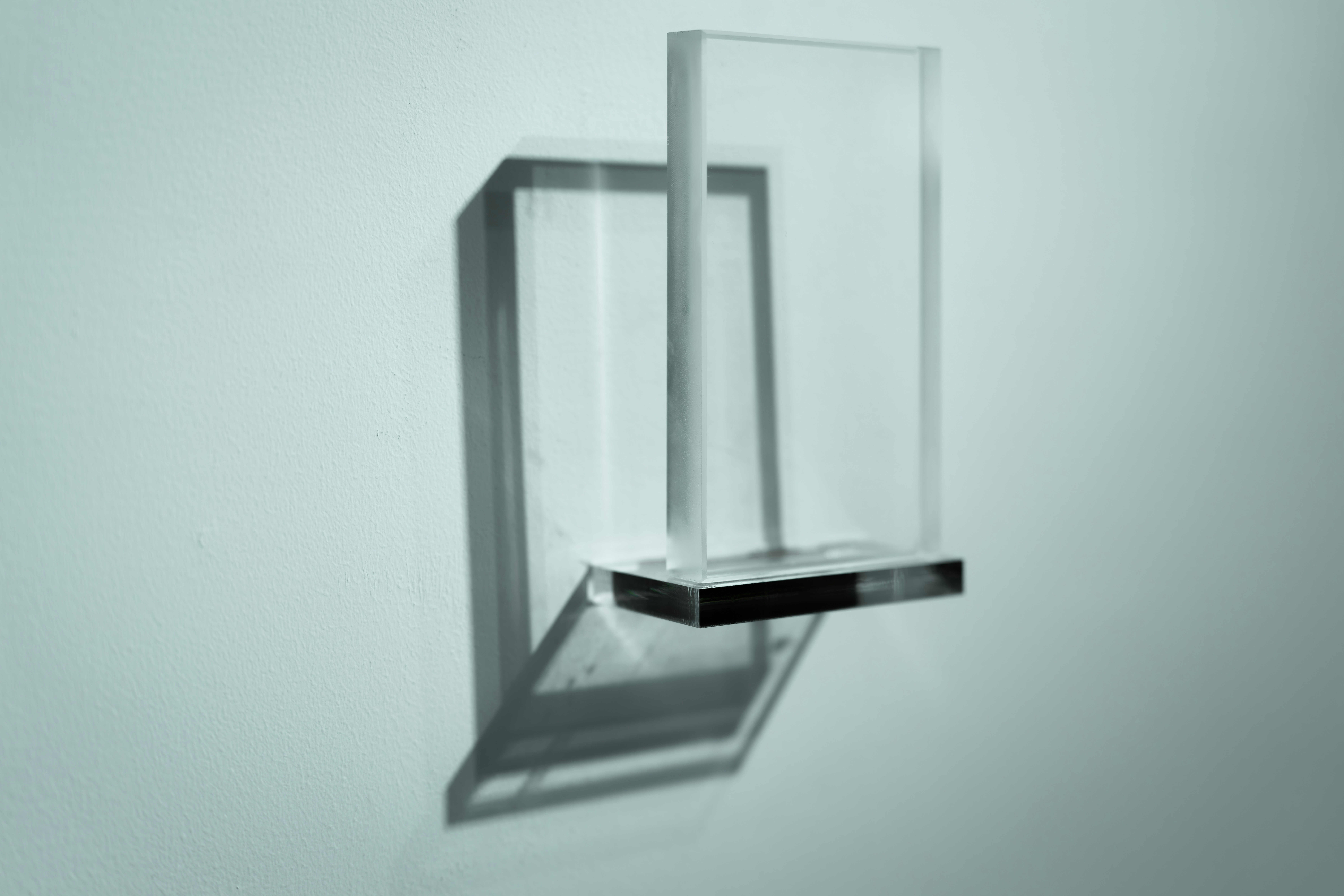 Modern glass shelf