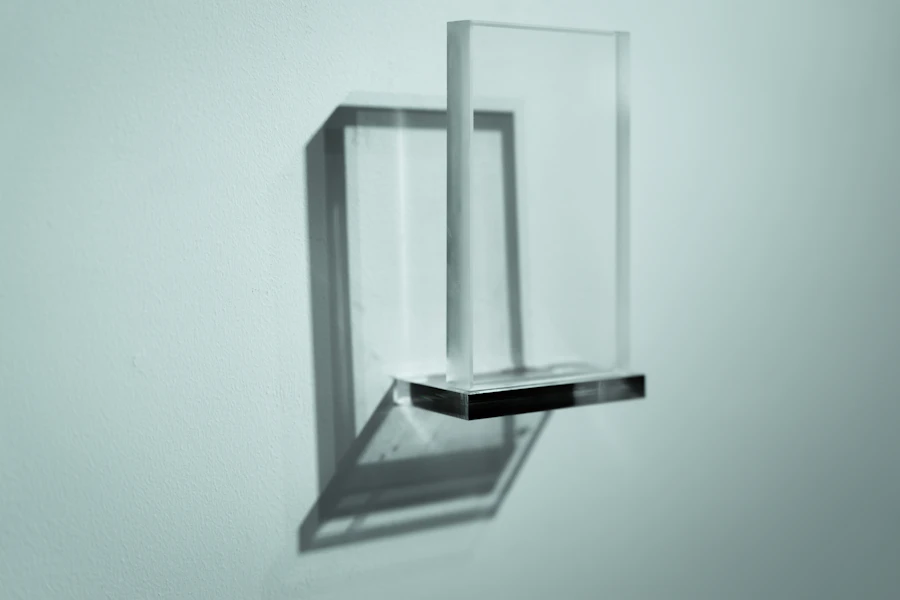 Acrylic floating shelf