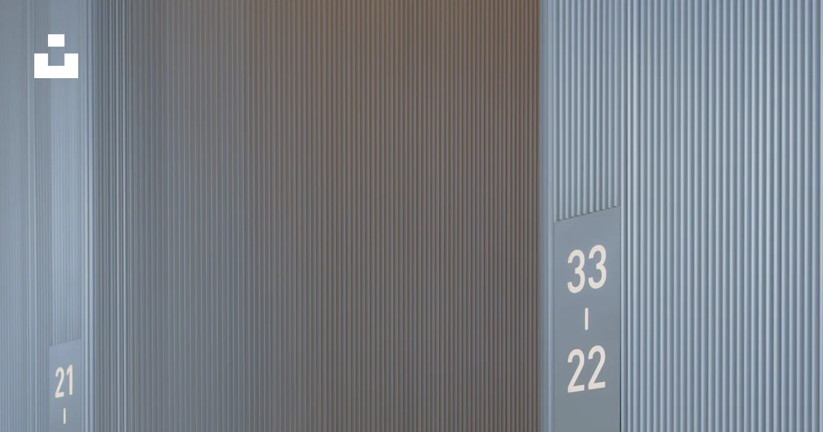 Modern interior with illuminated numbers on wall numbers photo – Free ...