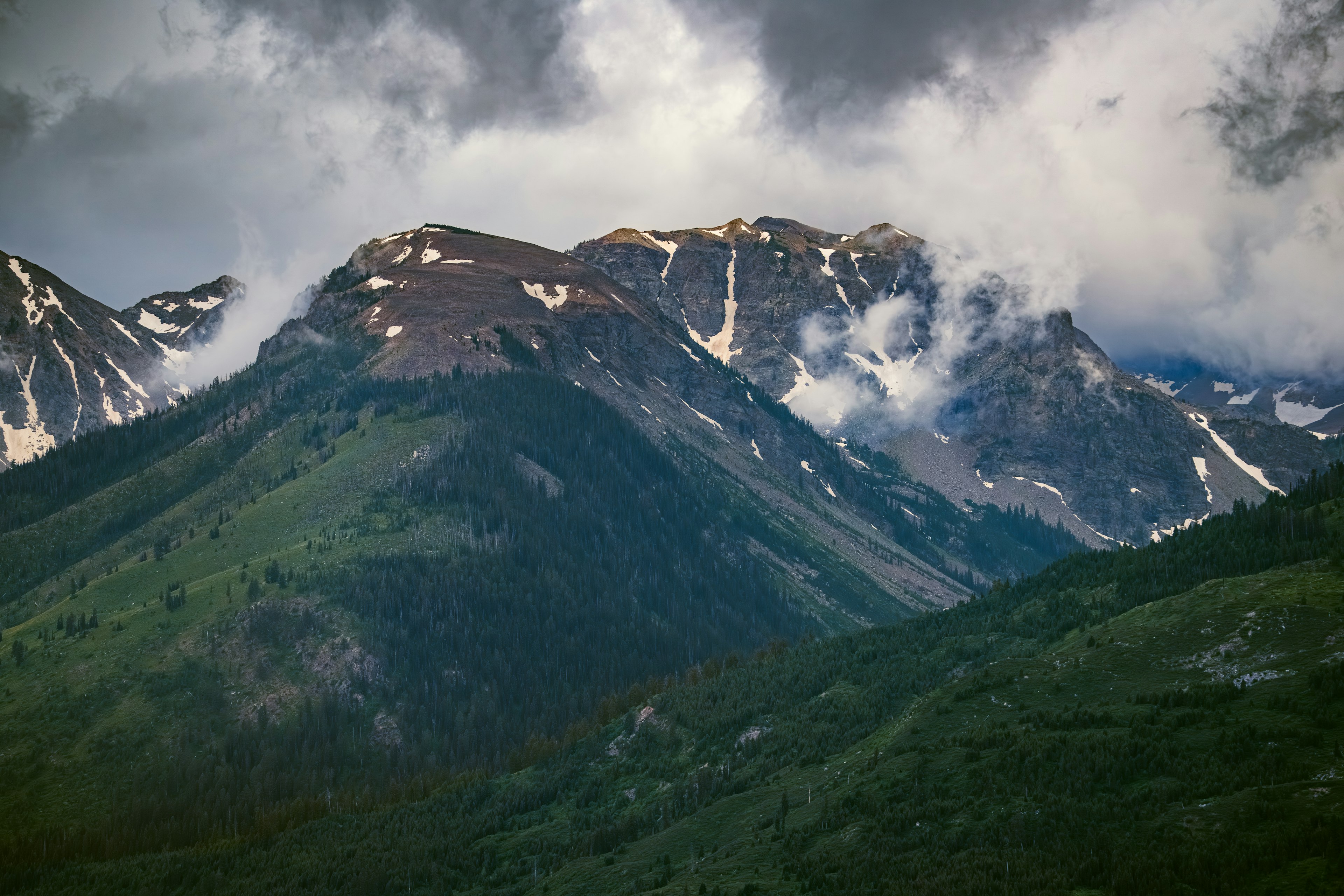 Traditional Fijian village with lush tropical vegetation