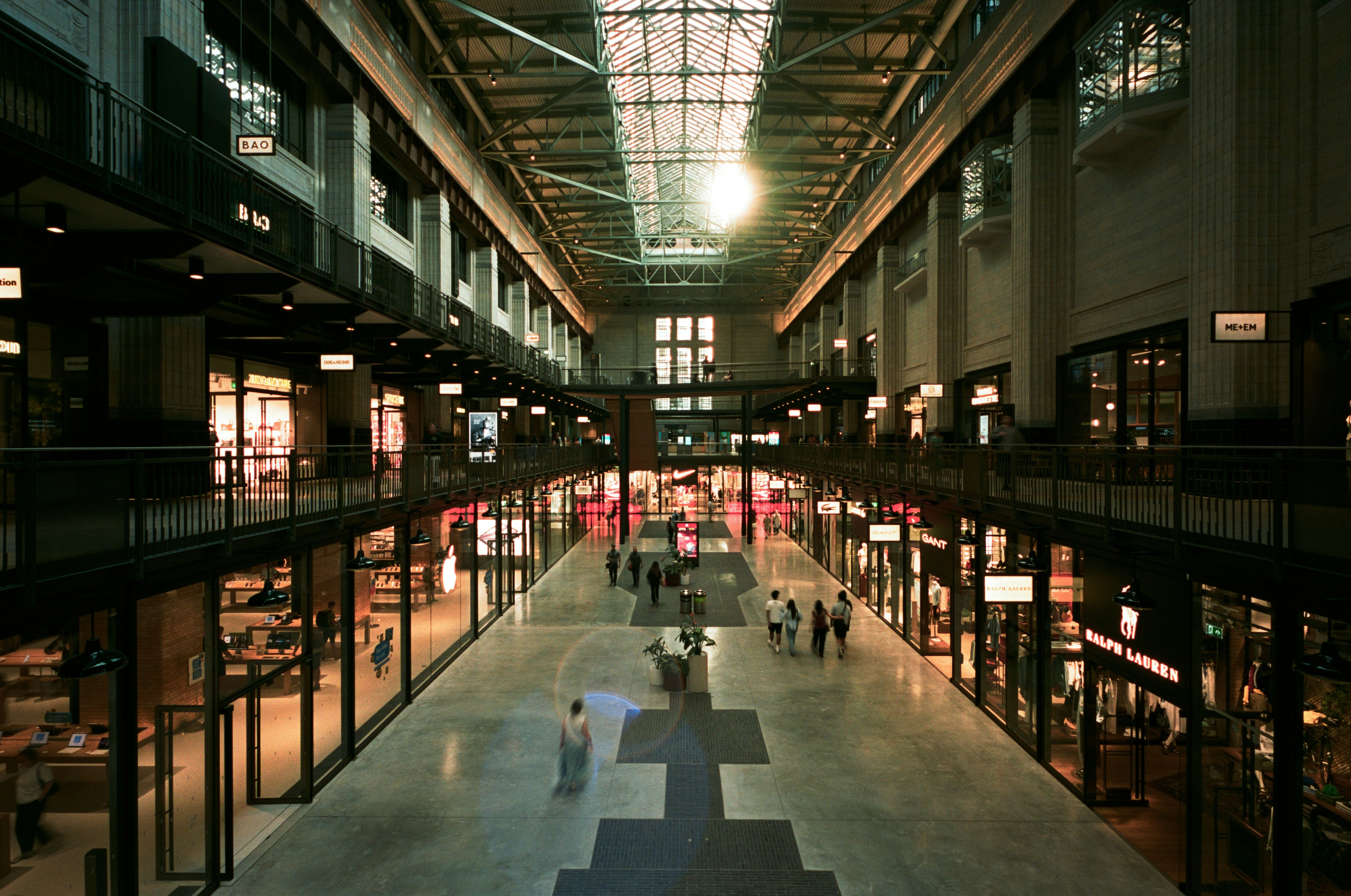 Shopping mall interior