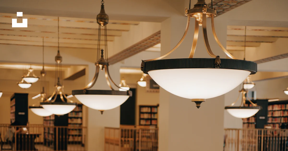 Rows of bookshelves in a large library photo – Free Interior design ...