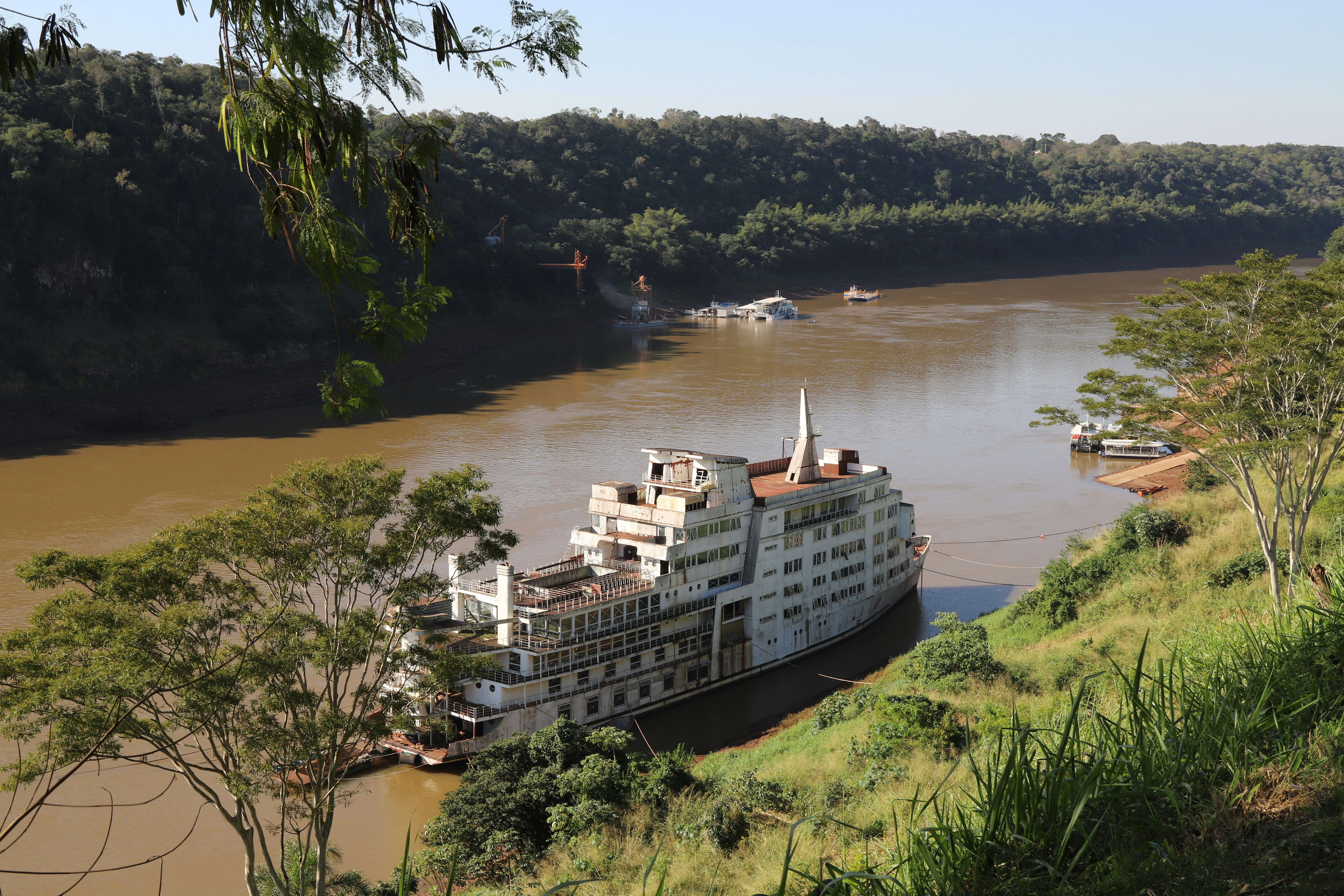 Puerto Iguazú, Argentina - aba abandoned ship