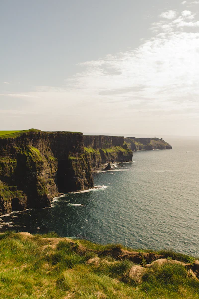 Dramatic Atlantic coastal cliffs, Cape Breton