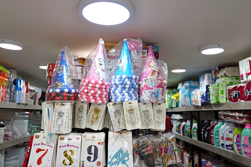 In-store retail event with customers