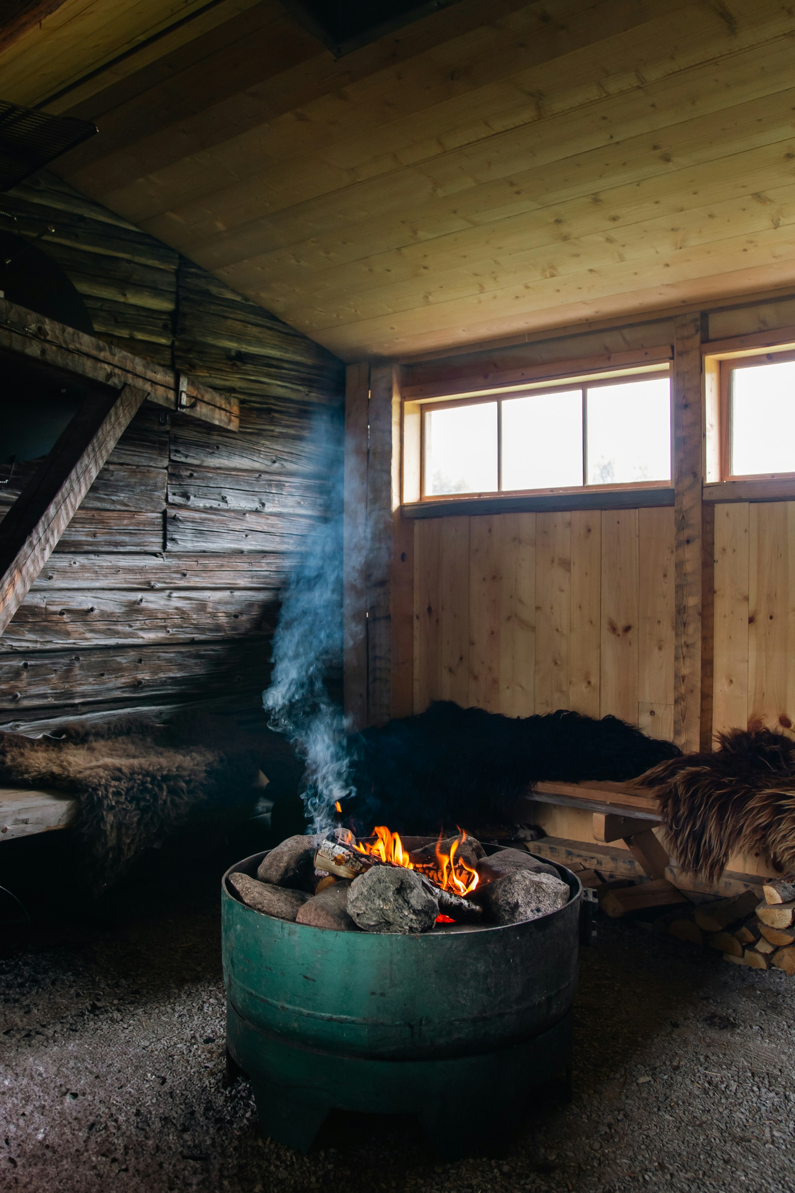 rustic wood smoke, wallpaper, How to Smoke Meat in the Wilderness 3