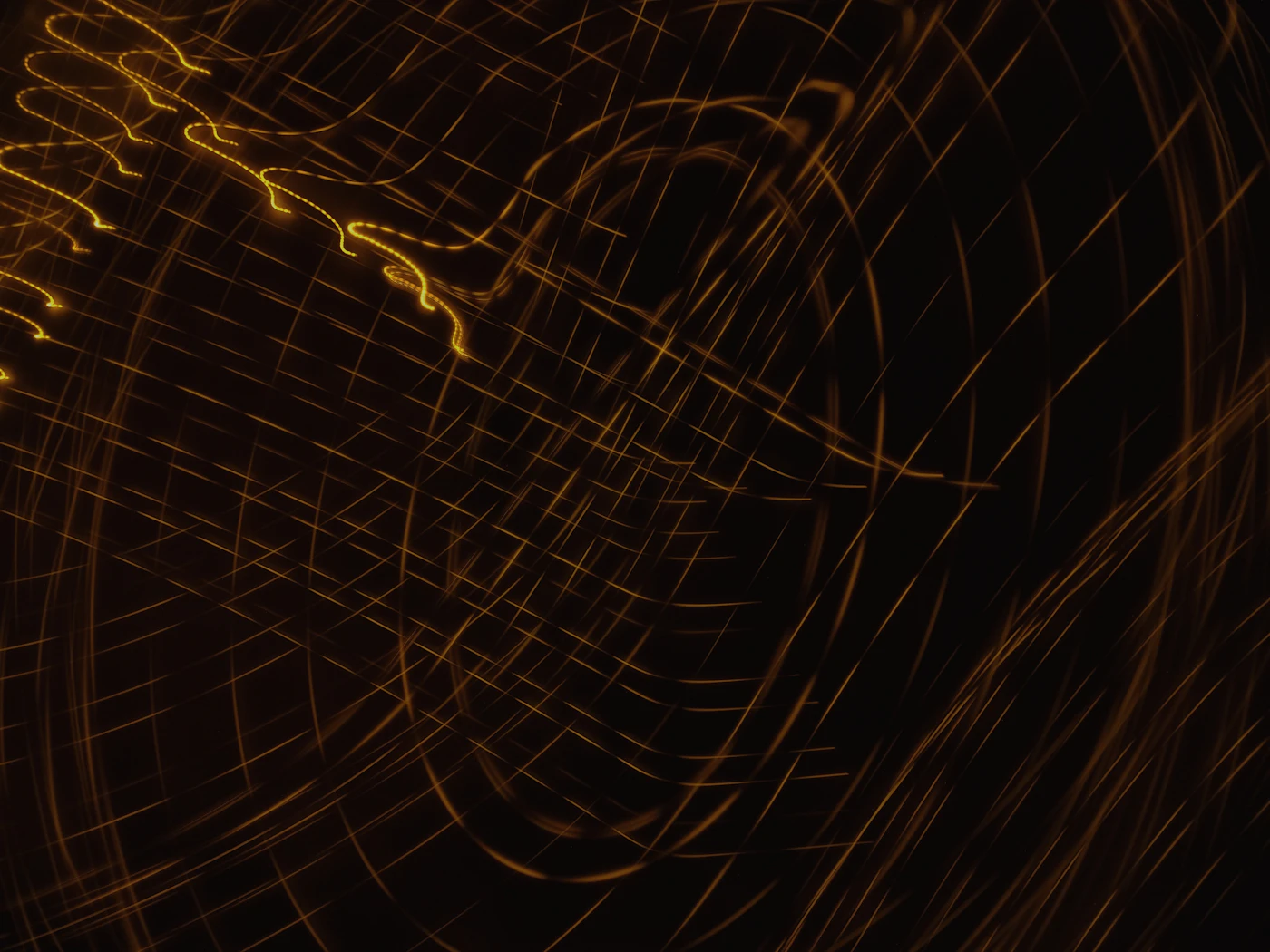 Abstract data light trails representing Brownstone's unified technology layer
