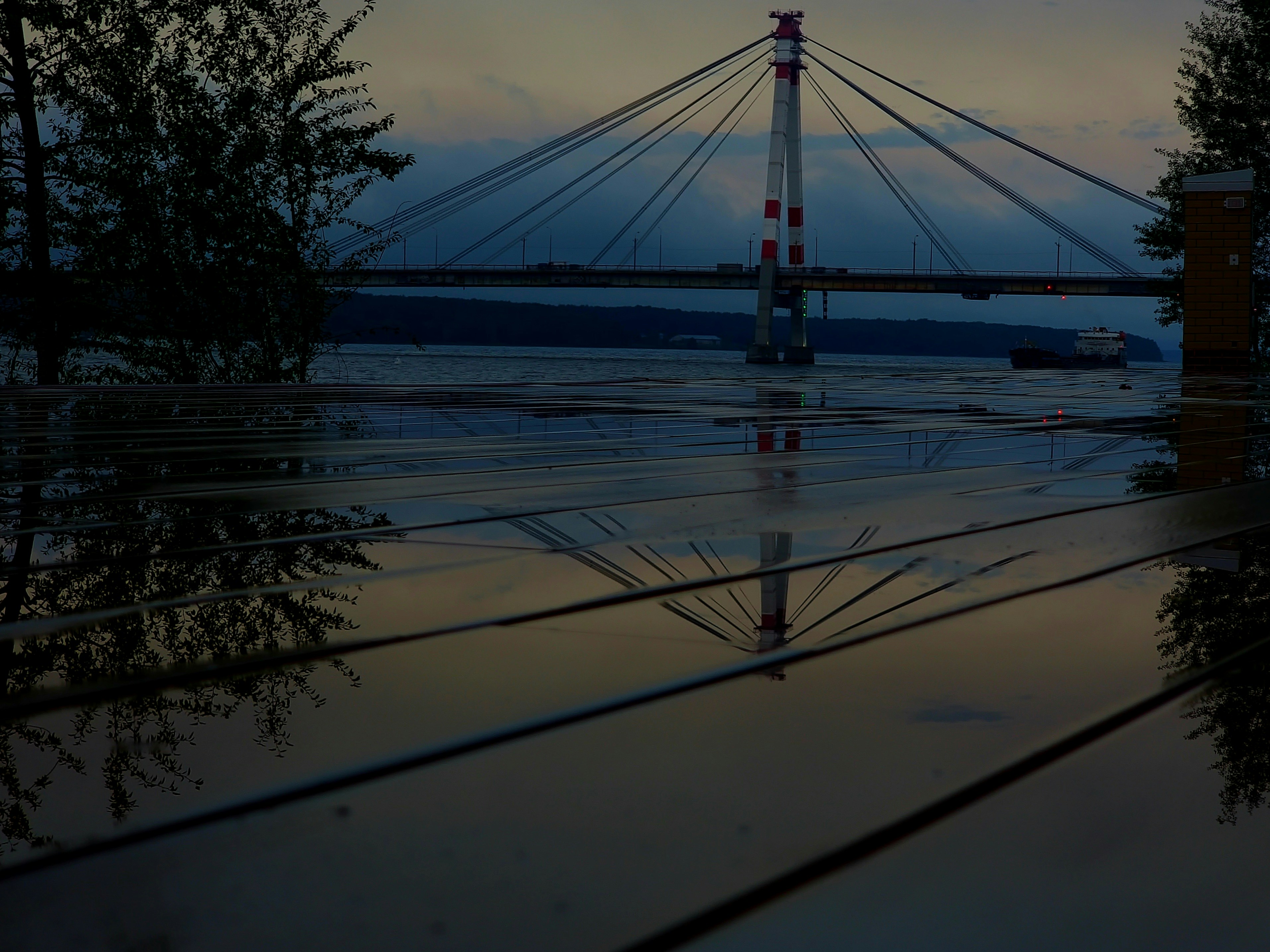 Reflection of river.
