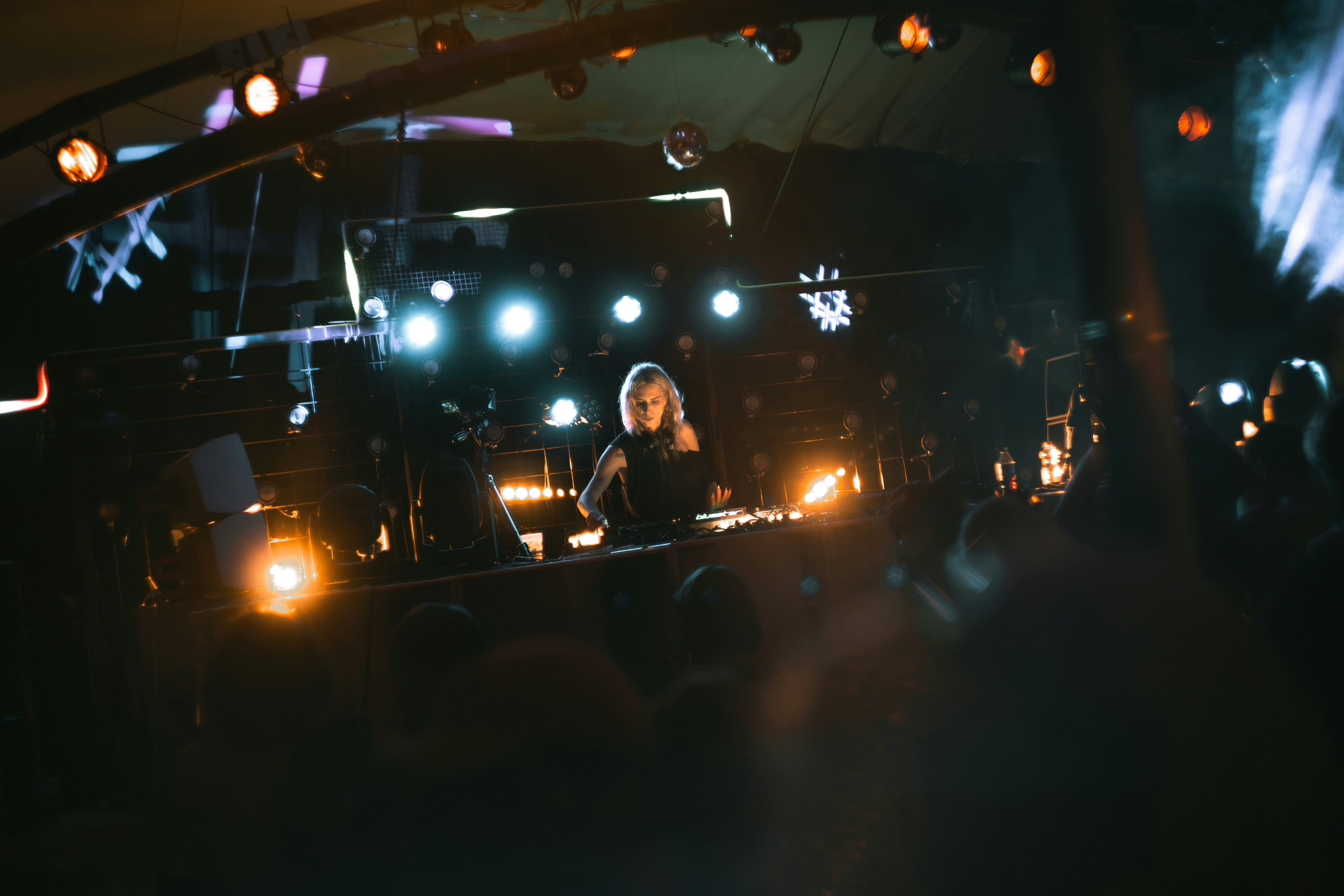 Dj performing for a crowd at a concert