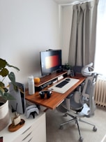 A modern gaming setup with a computer and console.