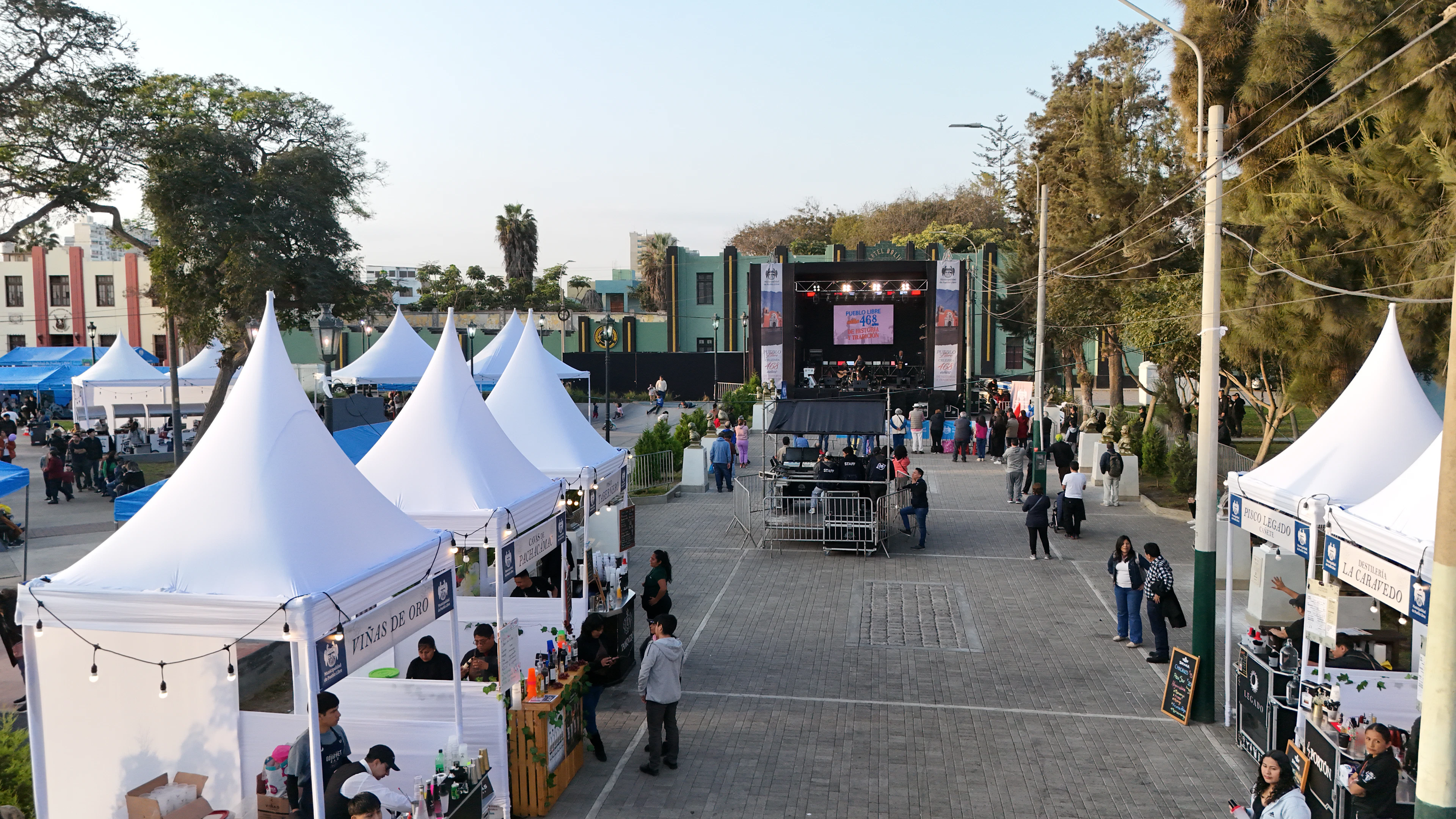 A food market in Lima