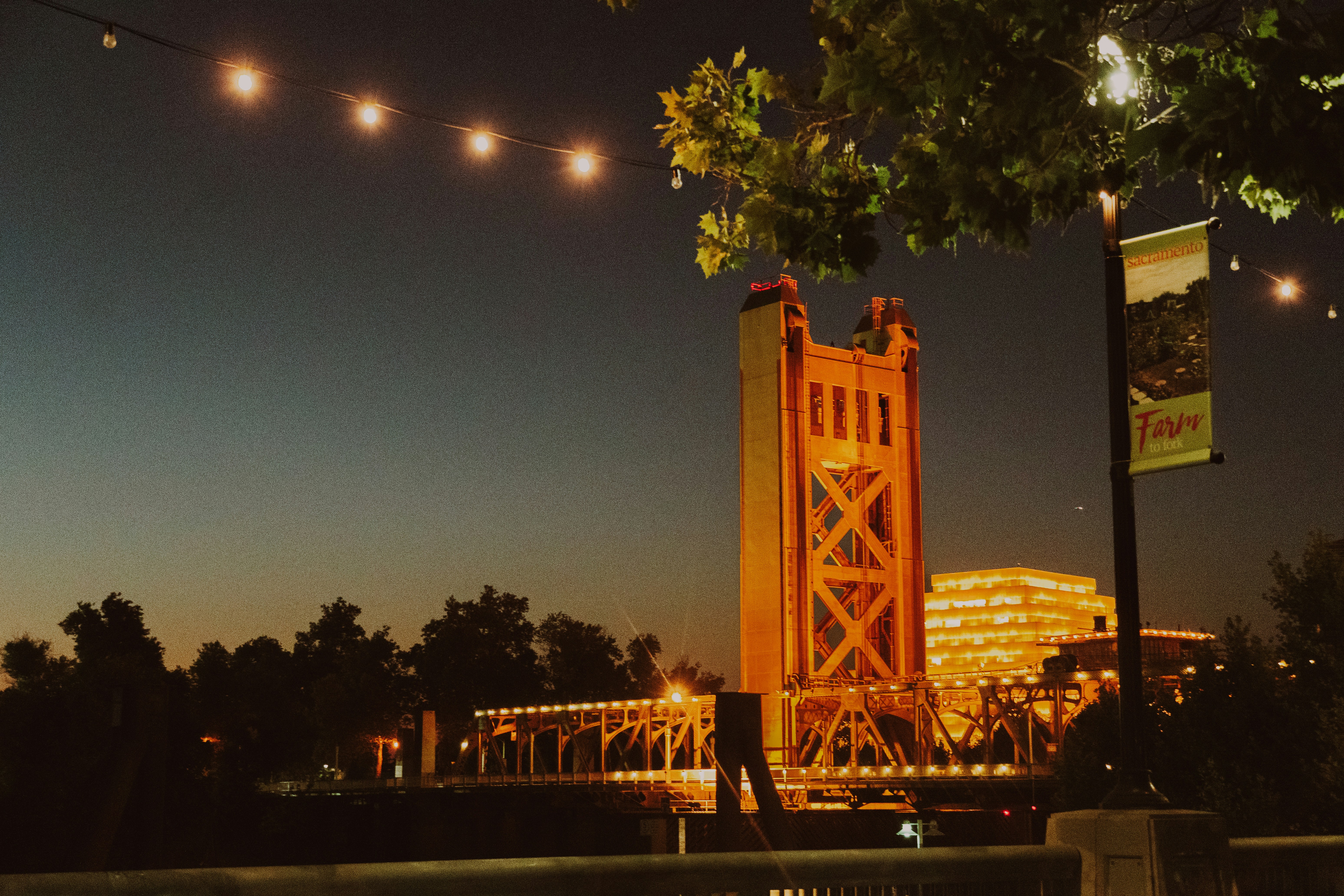 Sacramento's Tower Bridge, symbolizing local infrastructure - commercial preventative plumbing services in sacramento
