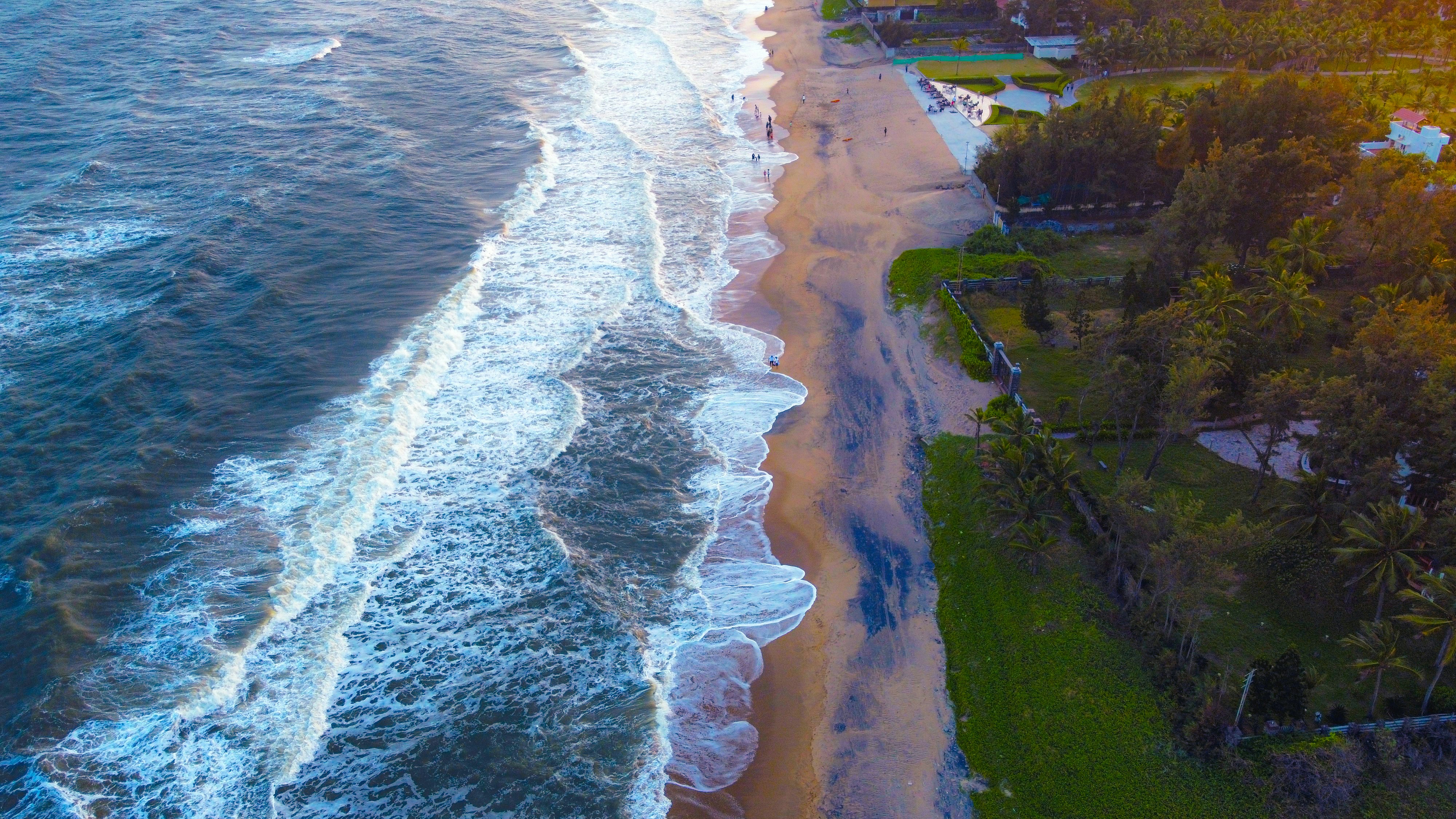 Coastal erosion or storm effects on a Long Island shoreline - marine construction Massapequa